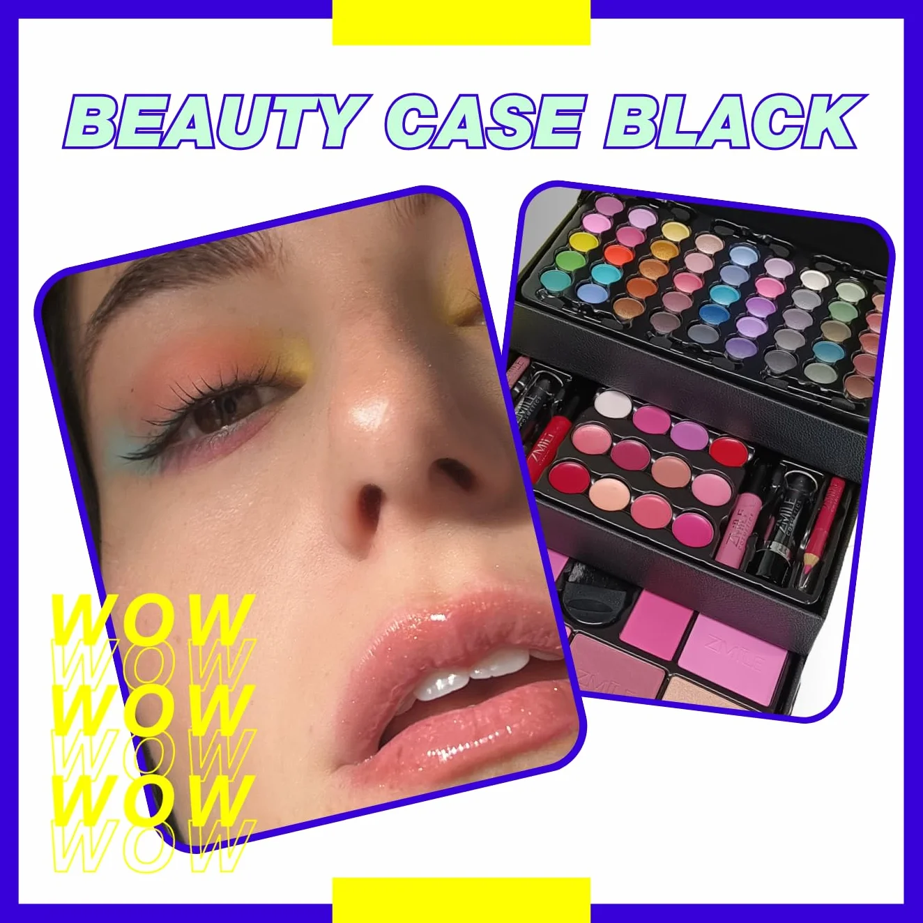 ZMILE Cosmetics Zestaw do Makijażu, Black, Kosmetyki Wegańskie
