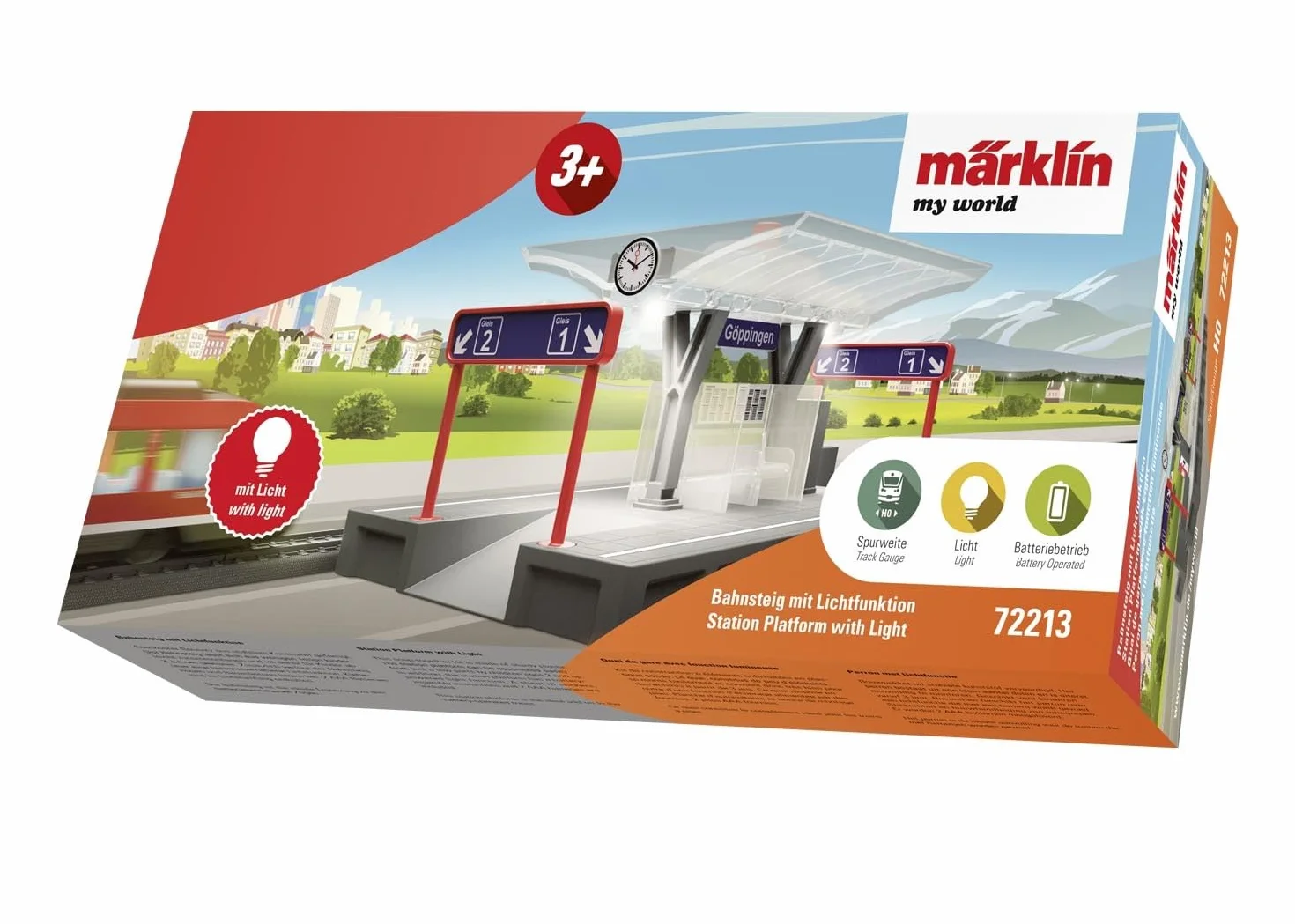 Märklin my world 72213 platforma ze światłem