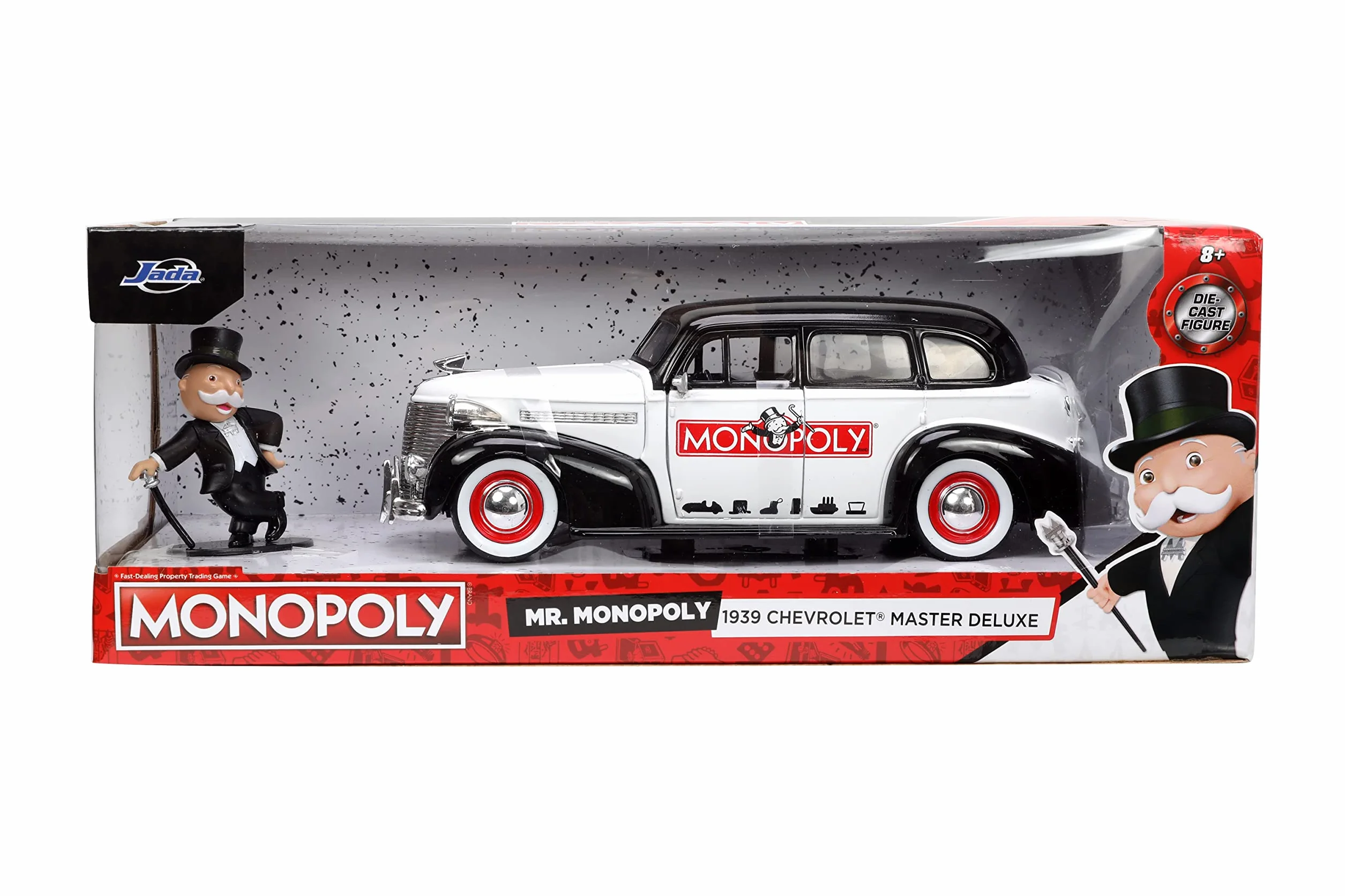 JADA TOYS - Model samochodu kolekcjonerskiego, 33230W, Biały/Czarny
