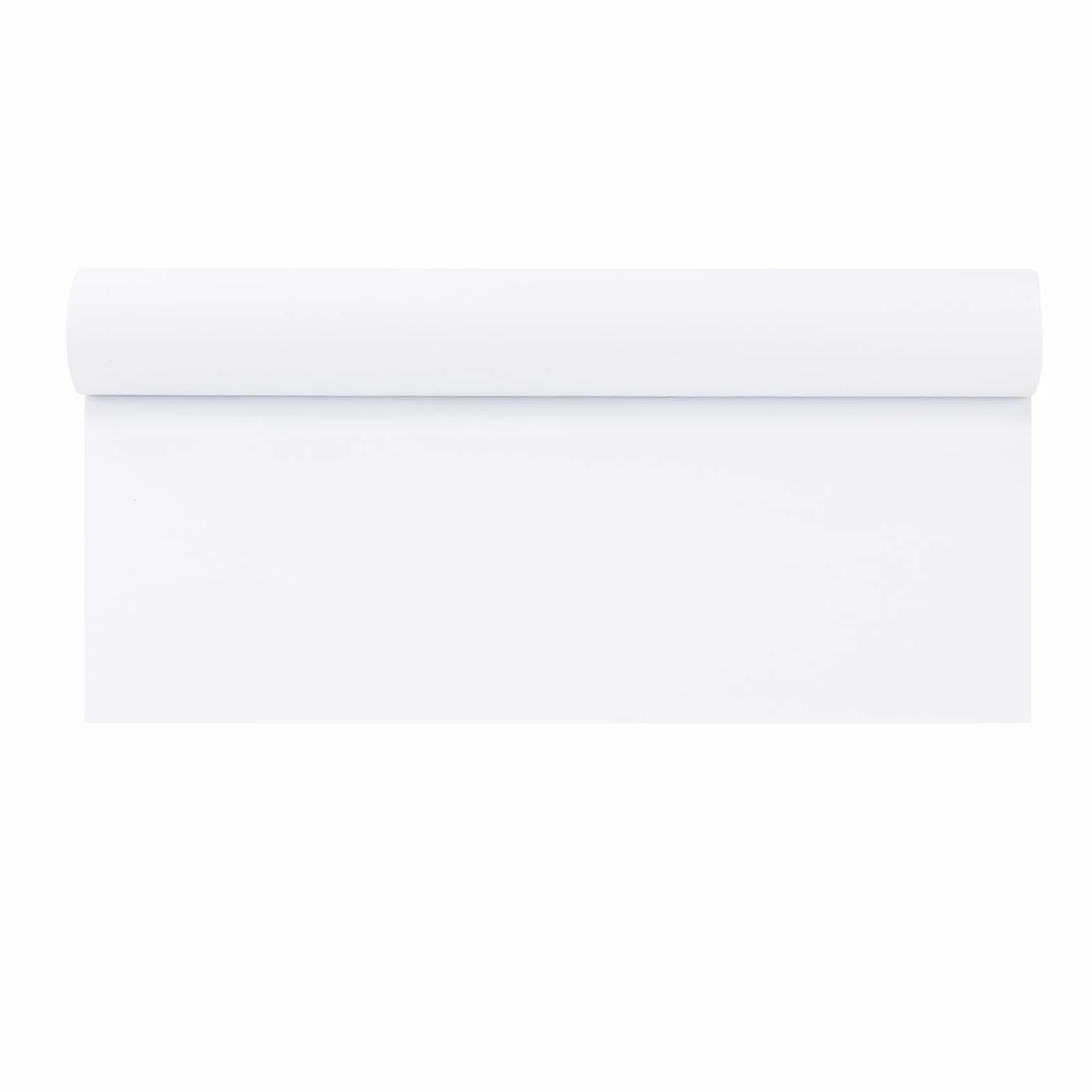 PUCSIQ Rolka papieru rysunkowego 44 cm x 25 m, wysokiej jako?ci papier malarski, bia?a rolka do majsterkowania, zamiennik papieru sztalugowego do sztalug, opakowa?, projektów artystycznych, malowania