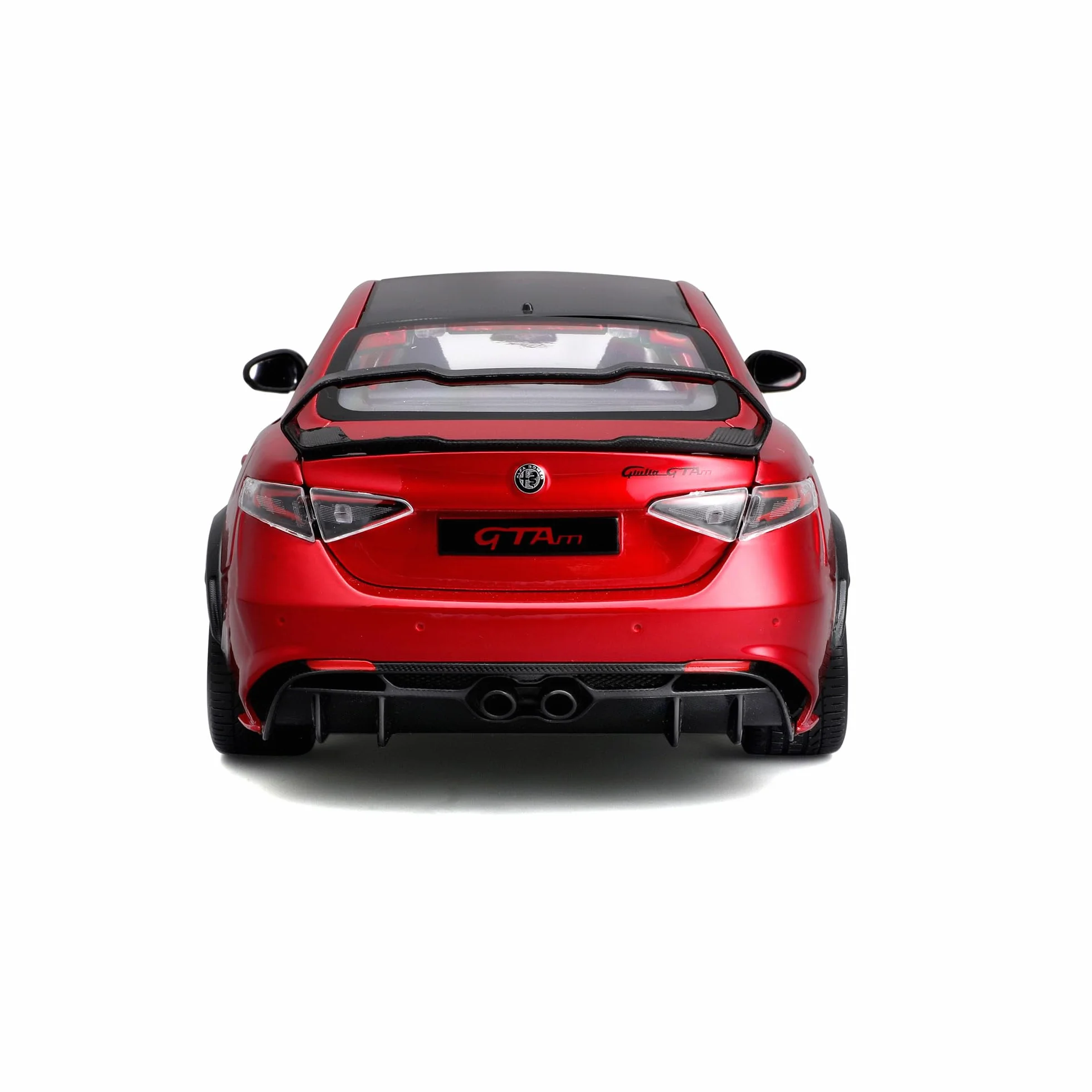 Bburago - Alfa Romeo Giulia GTA 2020, Samochód Diecast Skala 1:18, Szczegółowa Replika z 4 Otwieranymi Elementami, Kolor Czerwony, Licencja Alfa Romeo, Wiek 3+