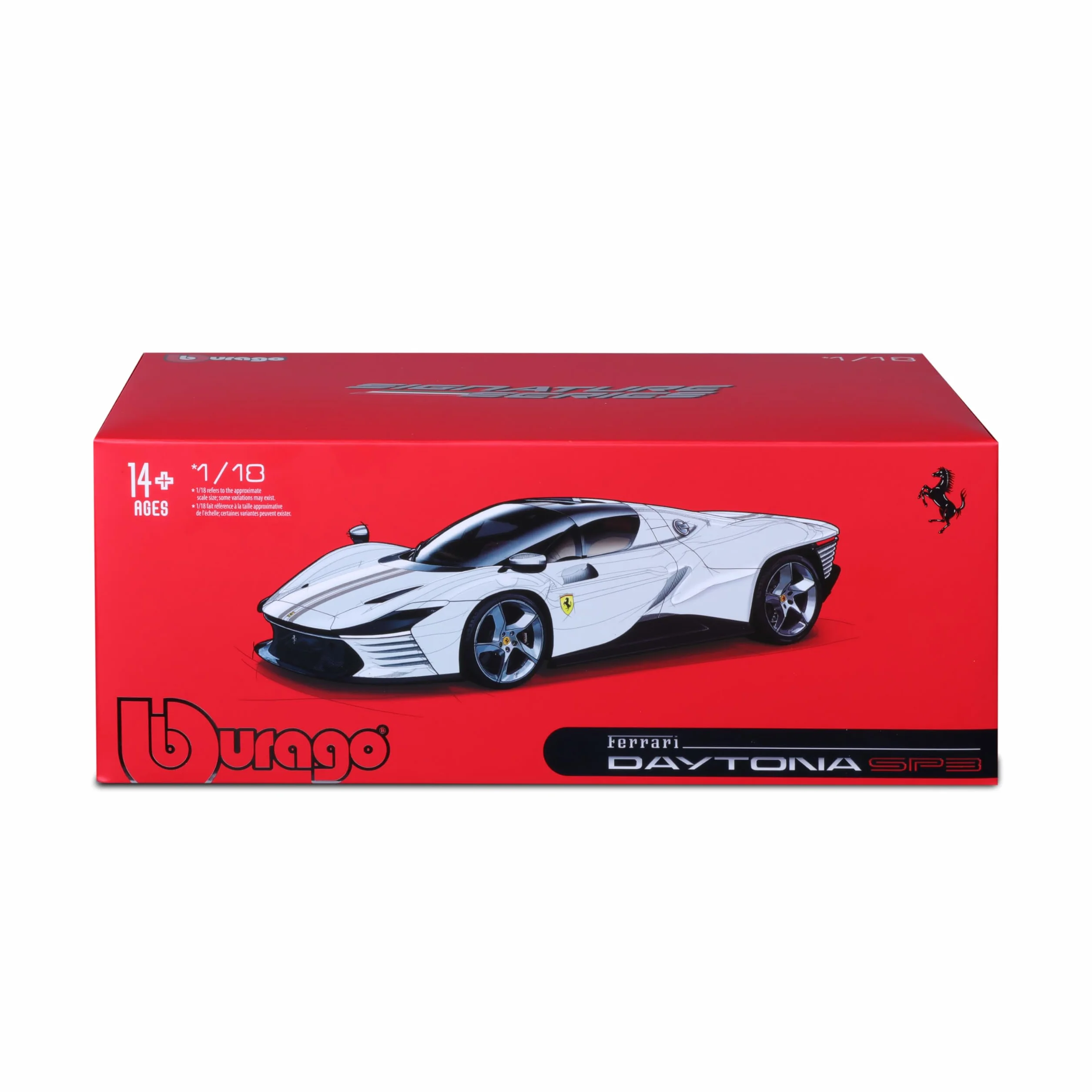 BBURAGO 1/18 Ferrari Signature - Daytona SP3 - biały -