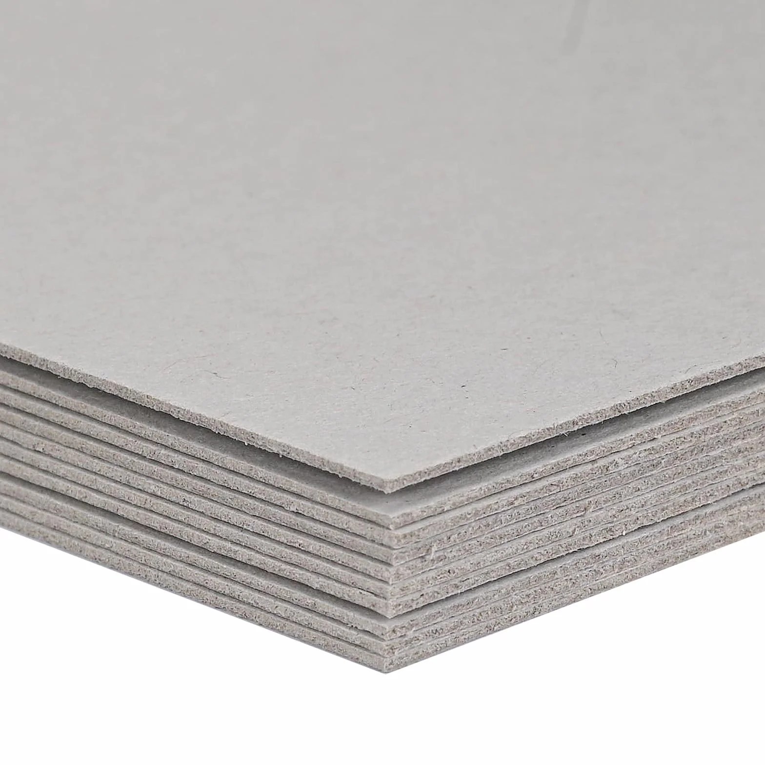 Vaessen Creative Szary karton 1 mm - 30,5 x 30,5 cm - 10 kartonowych płyt do majsterkowania - Scrapbooking Materiały do bindowania i passe-partout