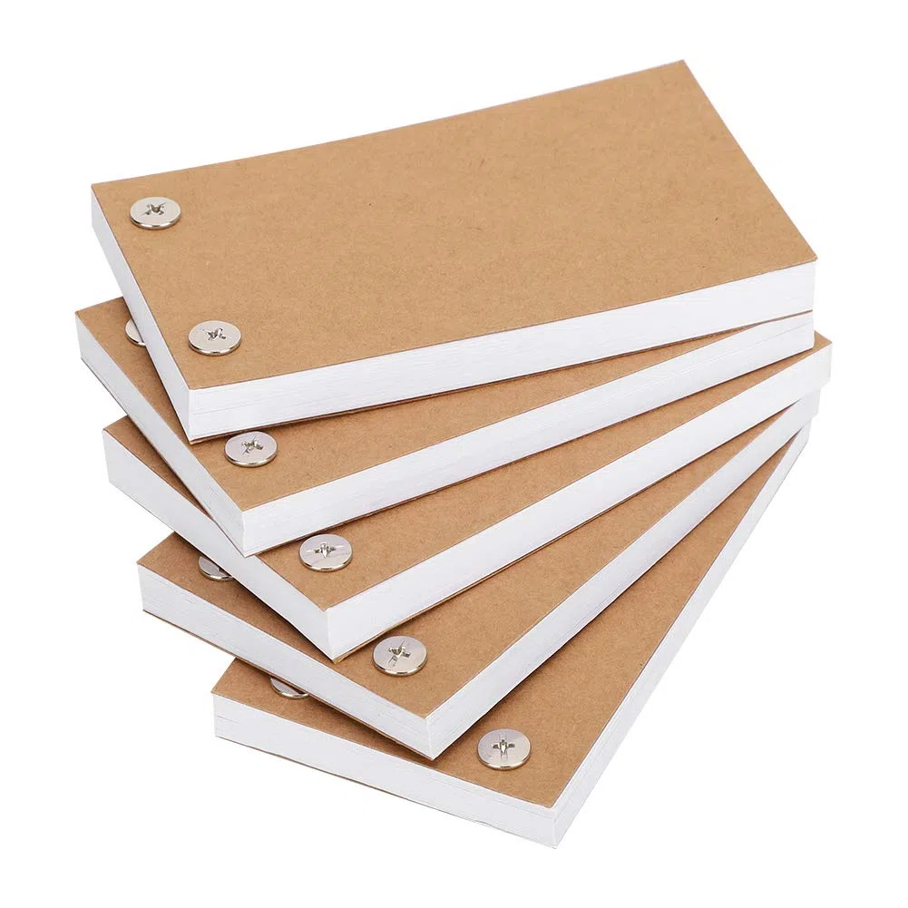 Zestaw flipbooków , pusty papier do animacji flipbooków do tworzenia kreskówek do szkicowania do animacji