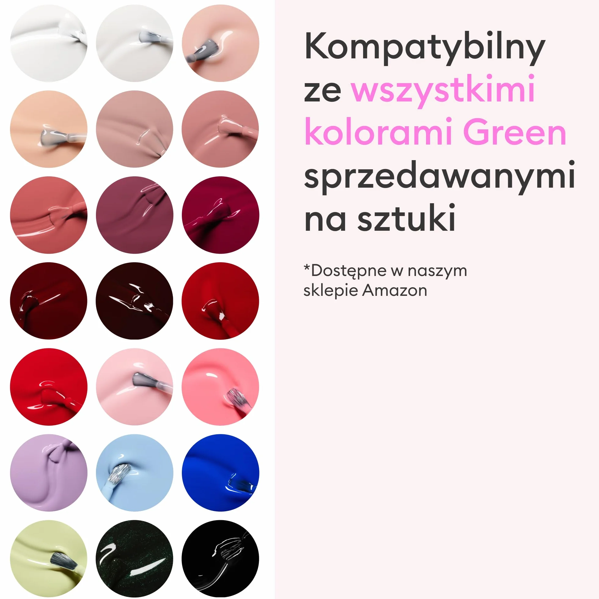 Manucurist Green™ Rose System (Hortencia) - Organiczny Profesjonalny zestaw do manicure'u wegańskiego: 1 odtłuszczacz, 1 lakier do paznokci Hortencia, 1 lakier do paznokci, 1 lakier do paznokci, suche