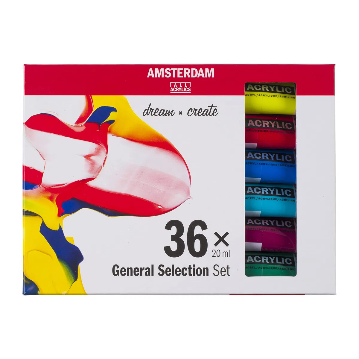 Amsterdam Standard Series farba akrylowa (17820437) zestaw farb akrylowych, 36 x 20 ml