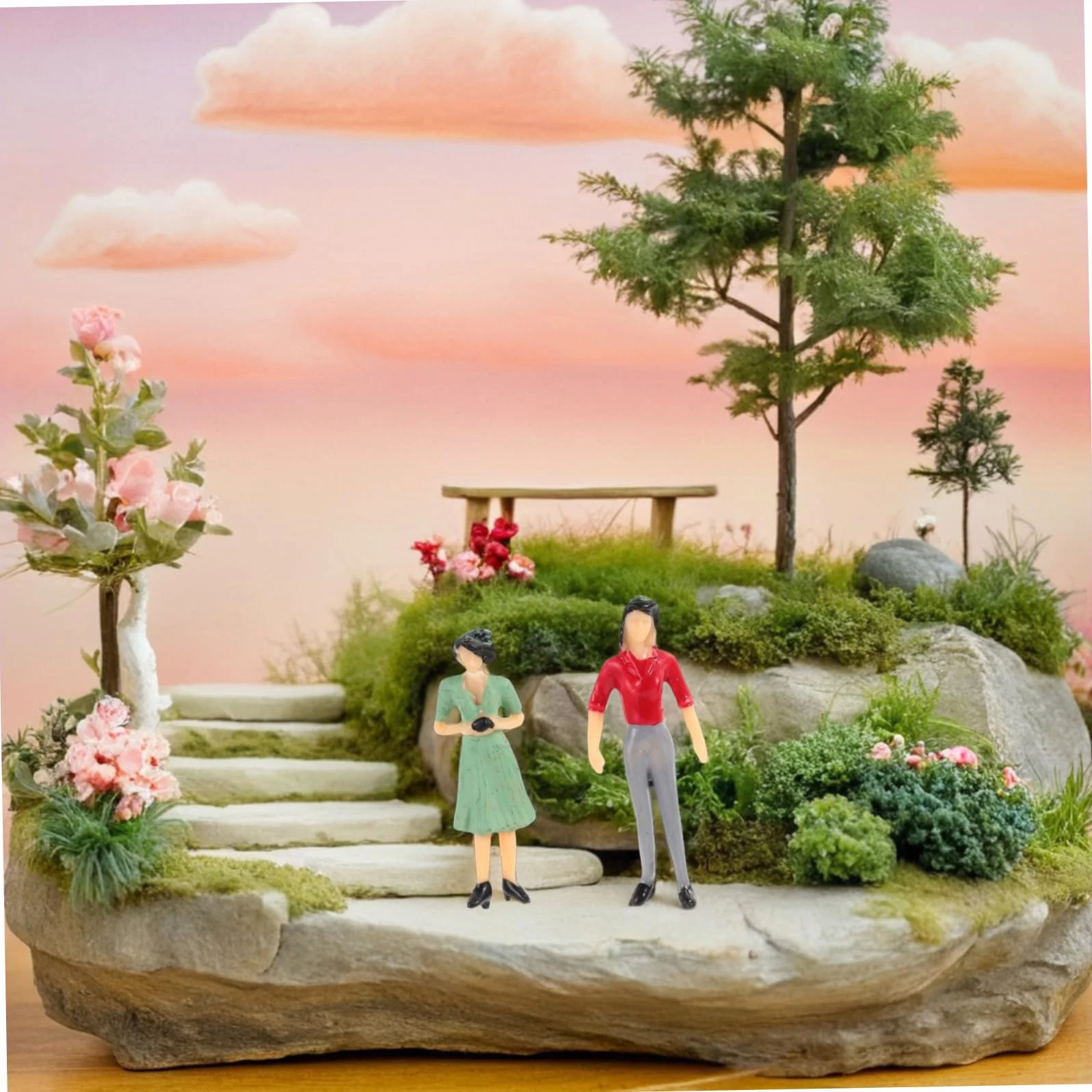 Realistyczne Figurki Abs W Miniaturze 30 Szt Zestaw Miniaturowych Figurek Ludzi Do Projektów