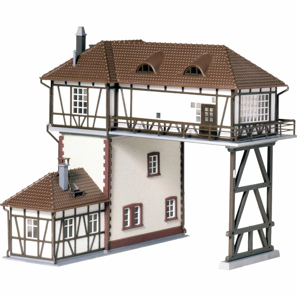 FALLER Zestaw modelarski z 133 częściami 179 x 168 x 160 mm I model kolejki akcesoria H0 Budynek I model kolejki H0 nastawca