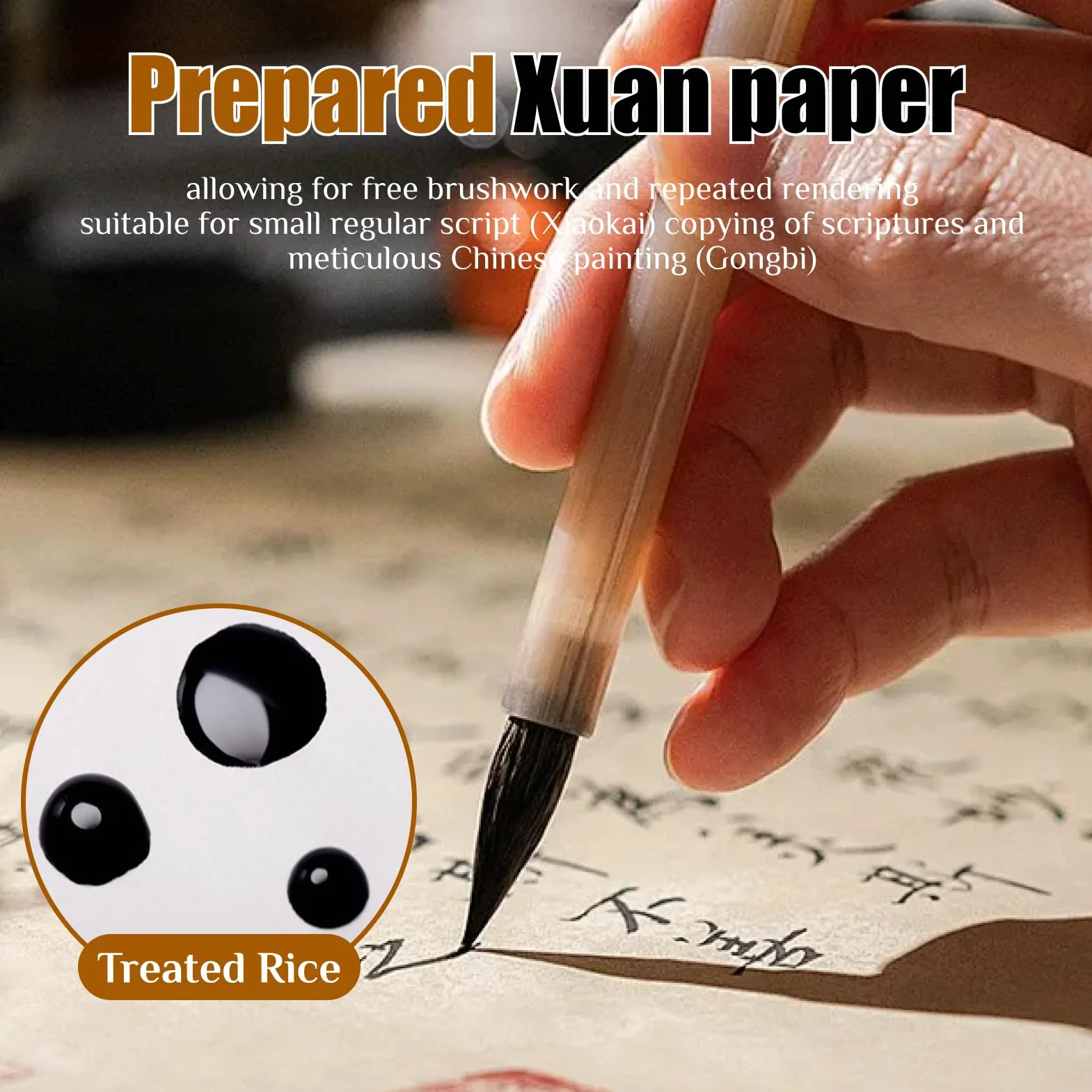 Flewdart 100 sztuk papieru ryżowego A4 zagęszcza drukarka, papier ryżowy xuan paper sheets, papel de arroz do chińskiej kaligrafii, malarstwo akwarelowe (papier Xuan cotta​​biały