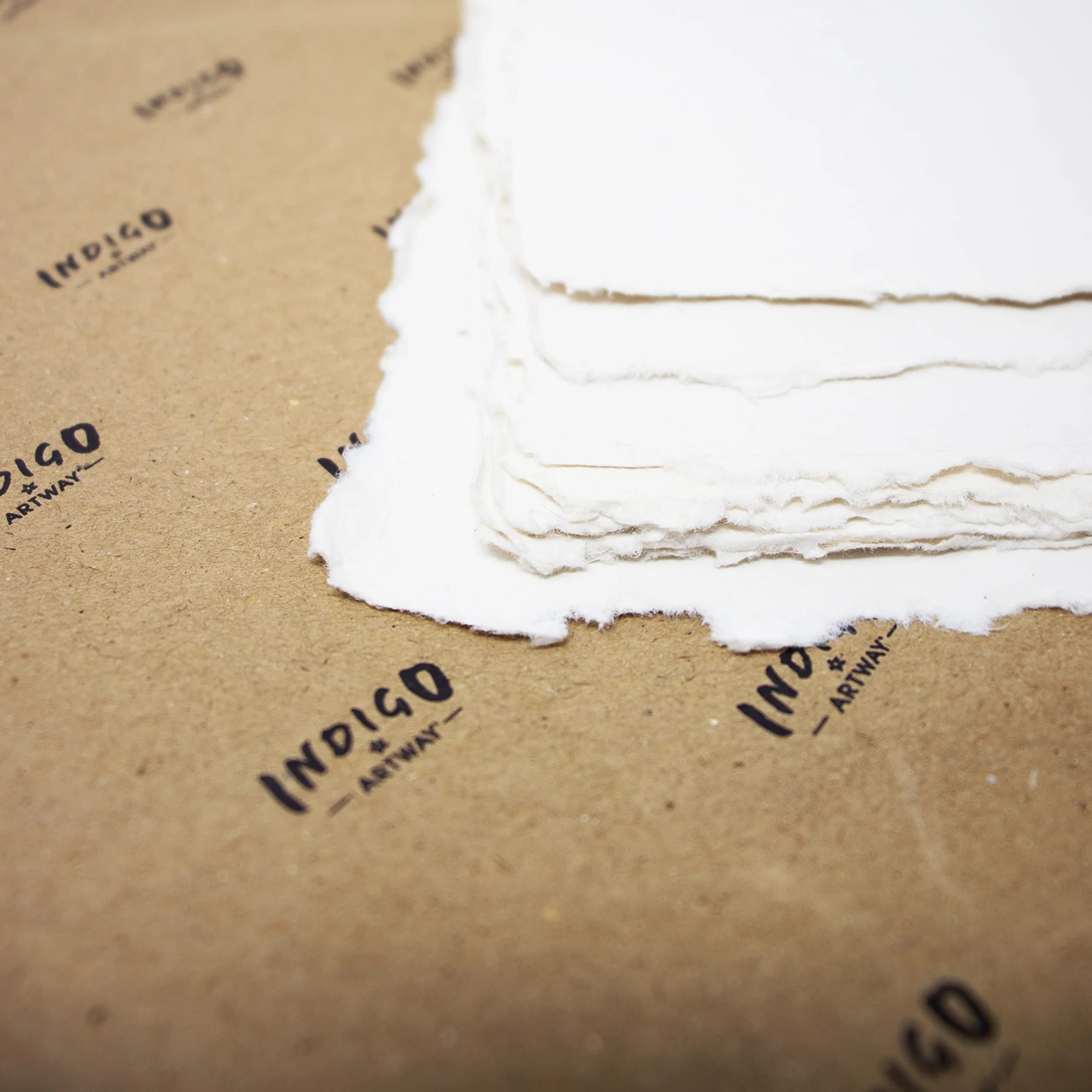 Artway Indigo - Bawełniany Papier Szmaciany A3 - 100% Bawełna/Ręcznie Robiony - 250gsm Średnia Tekstura - A3 (20 Arkuszy)