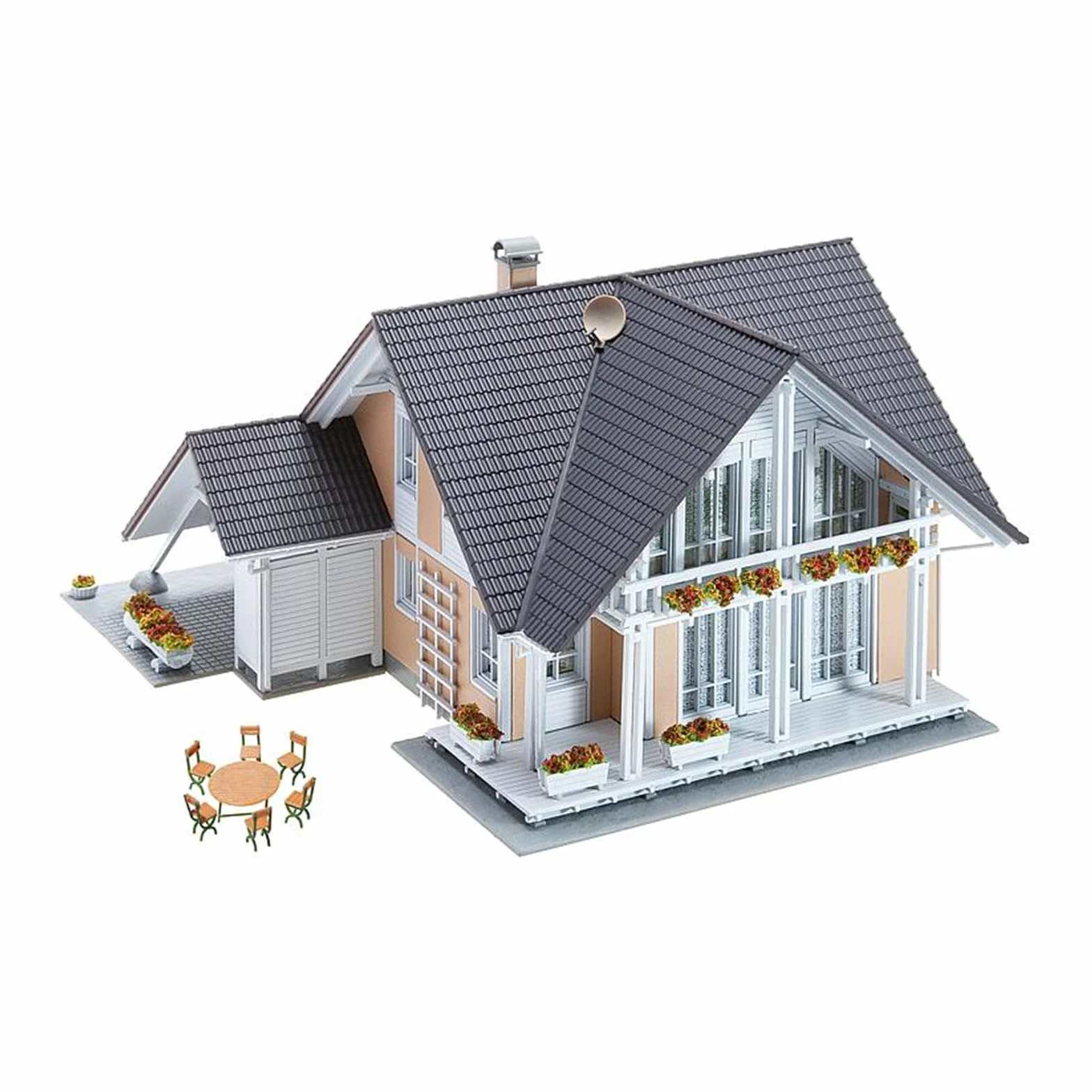 Faller - Haus Prestige, 18.5 x 7.7 x 27.9 cm, Budynek H0, Nowoczesny, Unisex - Dla Dorosłych