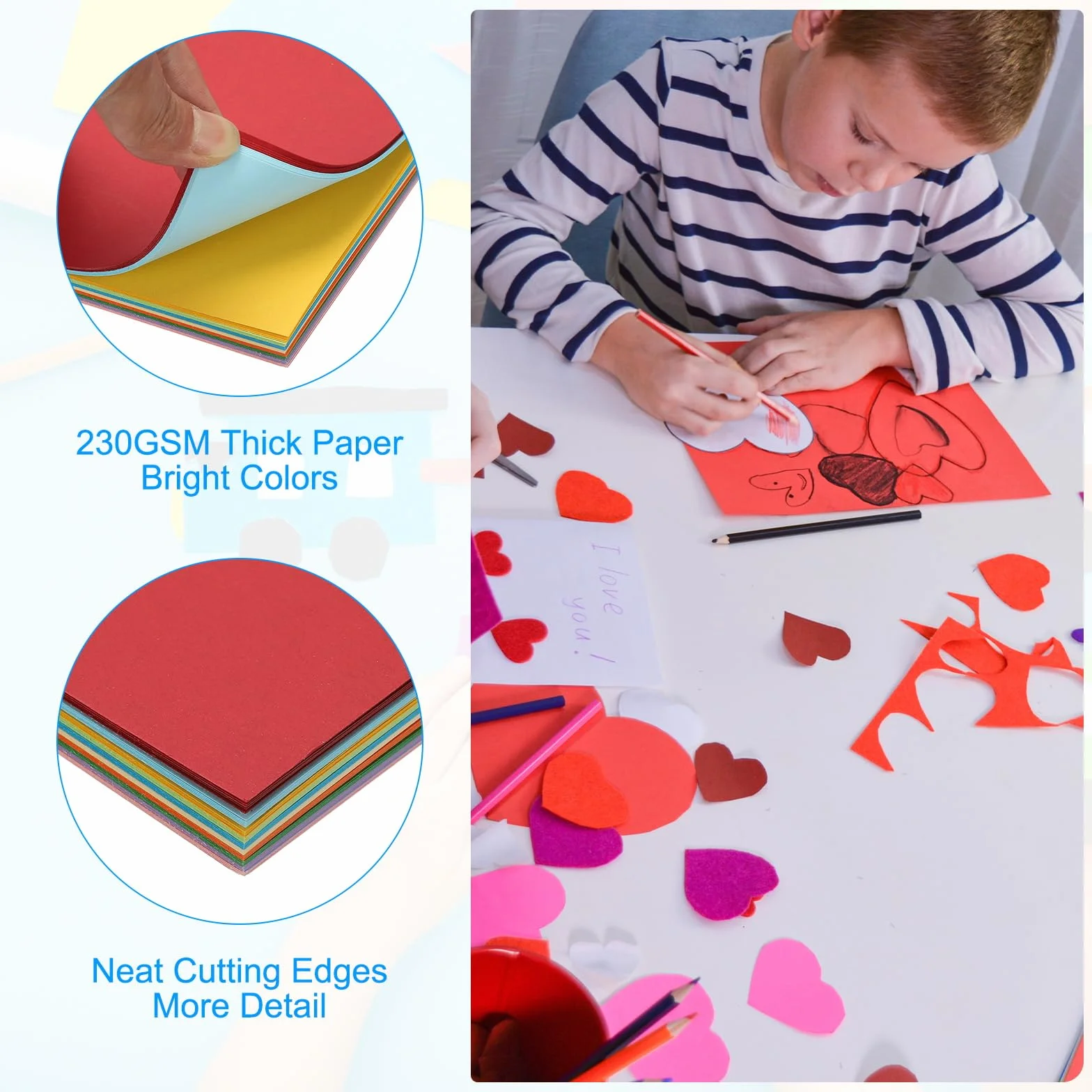 PATIKIL 50 arkuszy kolorowego kartonu, format A4 230 g/m2 gruby karton drukowany kolorowy papier do samodzielnego scrapbookingu tworzenia kart, ciemnozielony