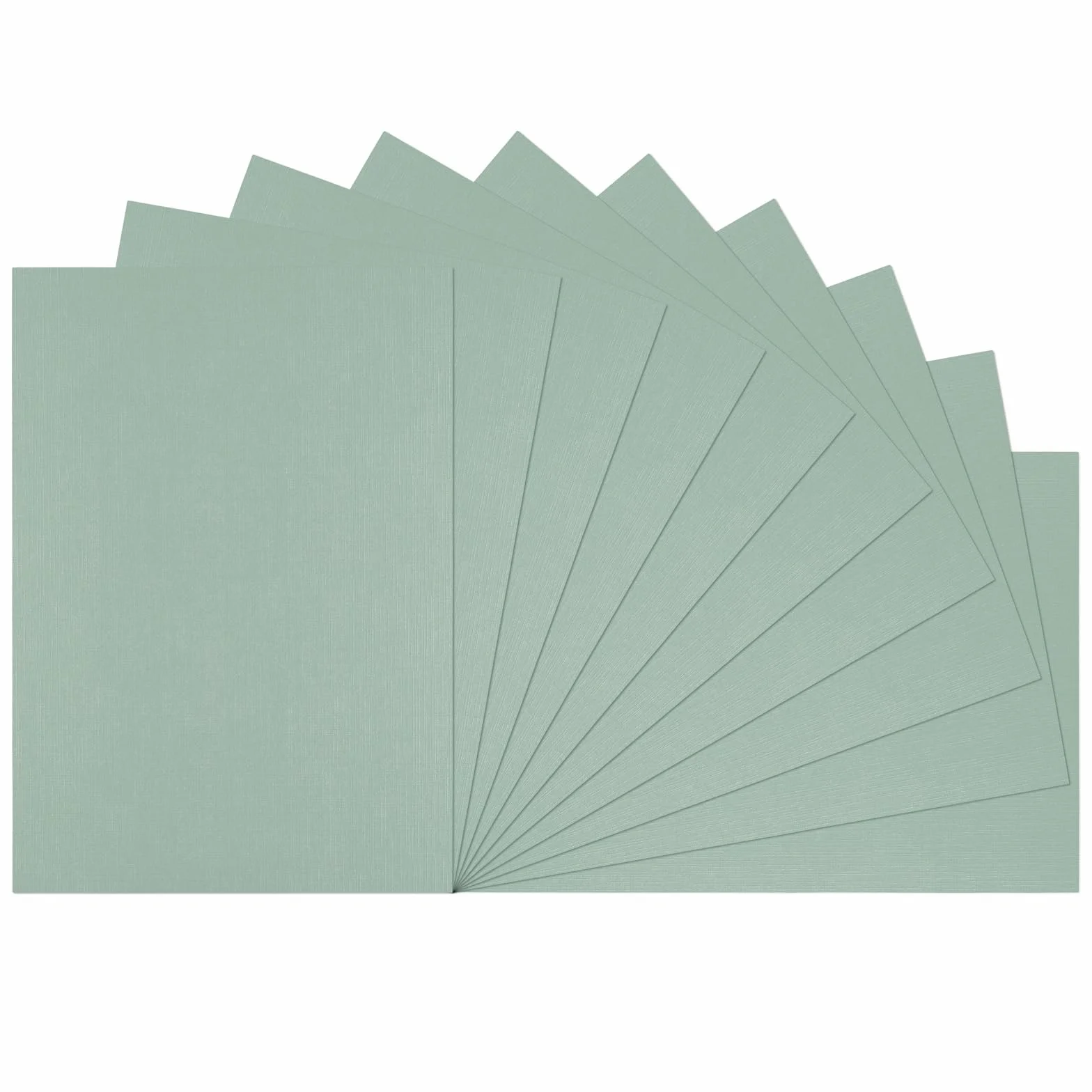Florence Zielony lniany papier 250 g - papier do scrapbookingu A4 - Iguana - Kolorowy papier kartonowy - Eleganckie zaproszenia, pudełka na prezenty i projekty artystyczne