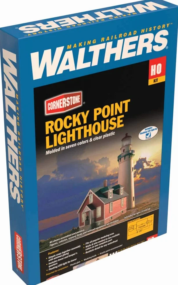 Walthers Cornerstone 933-3663 - akcesoria - latarnia morska Rocky Point