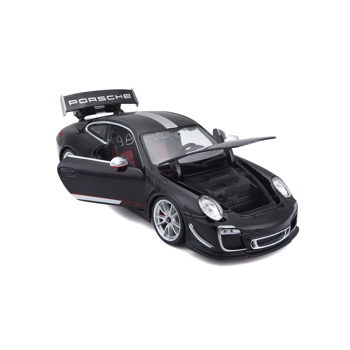 Bburago 2043130 11036W - model samochodu 1:18. Porsche Gts Rs 4.0, pojazdy (posortowane kolorystycznie)
