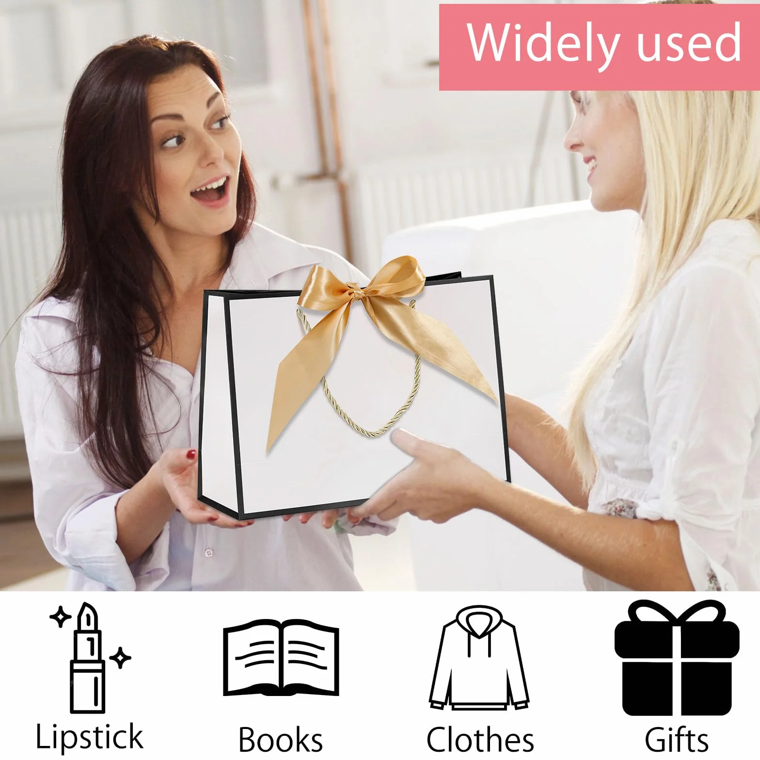 10 sztuk torebek prezentowych, duże, 32 x 25 x 11 cm, torebki na prezenty, torebki na prezenty urodzinowe, woreczki na prezenty, duże torebki na prezenty urodzinowe, torebki na prezenty urodzinowe,
