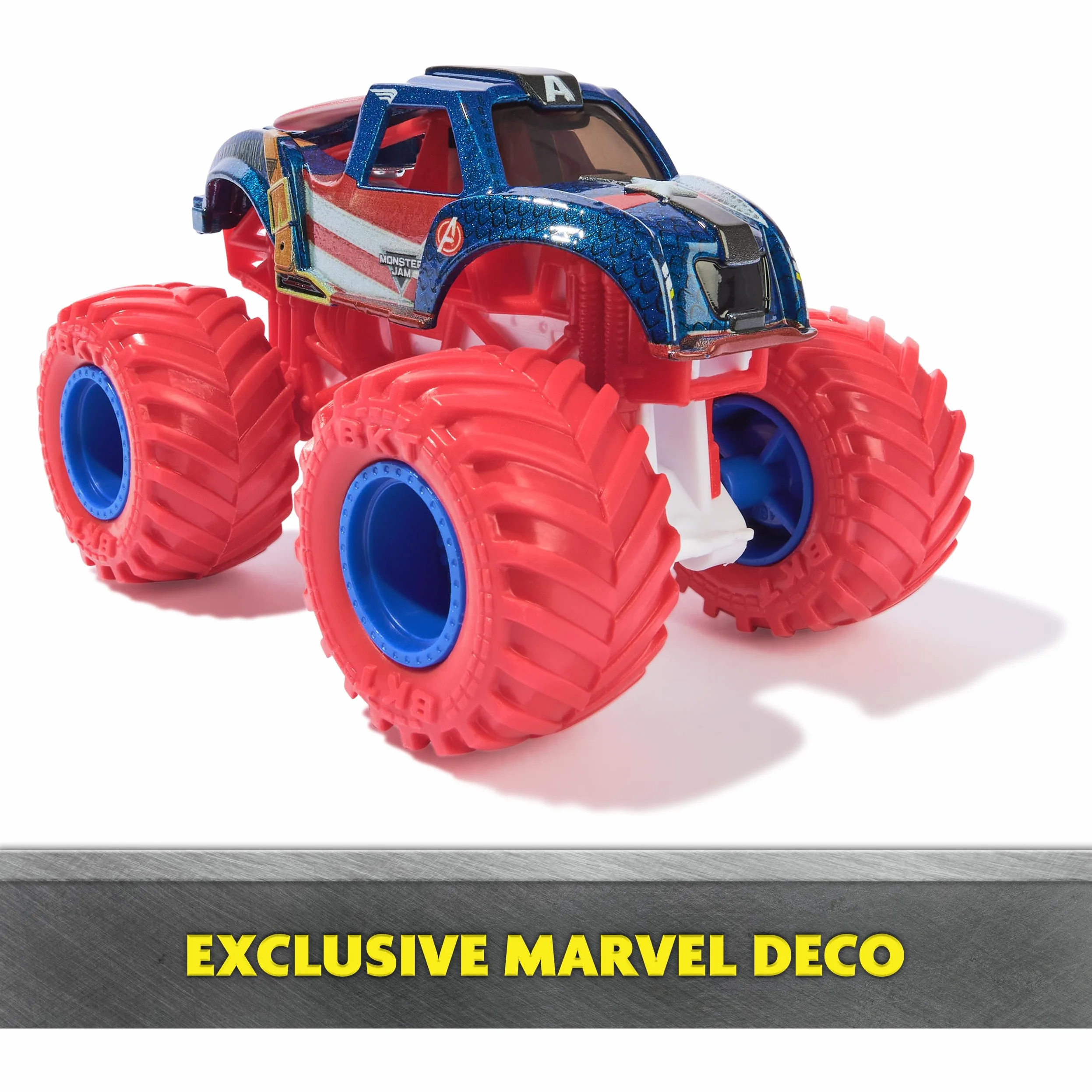 Monster Jam Zabawka samochód ciężarowy 1to64 odlewany Marvel I