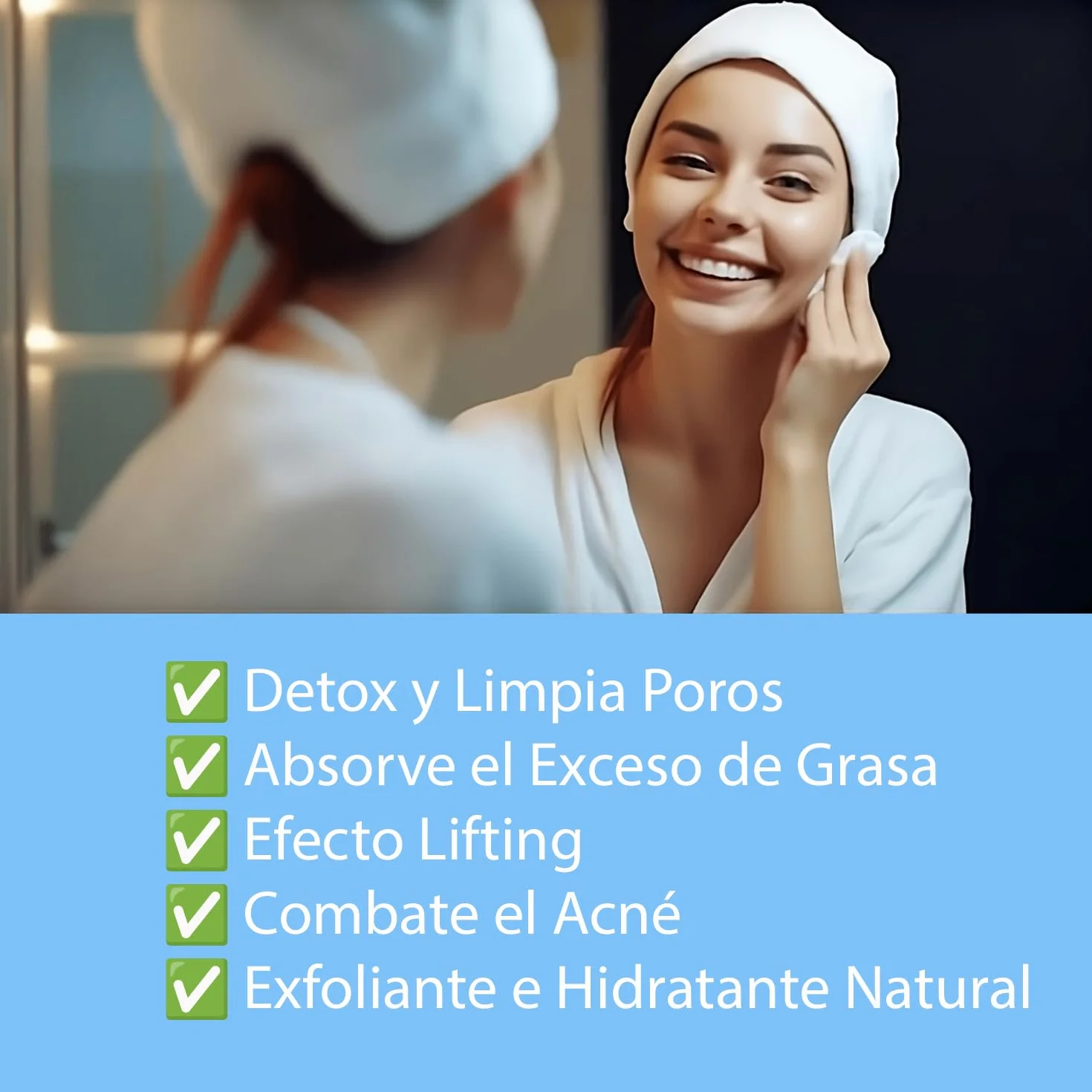 Kosmetyki Kaolin White Clay - 300g ESSENCTILES - Oczyszcza i nawilża skórę