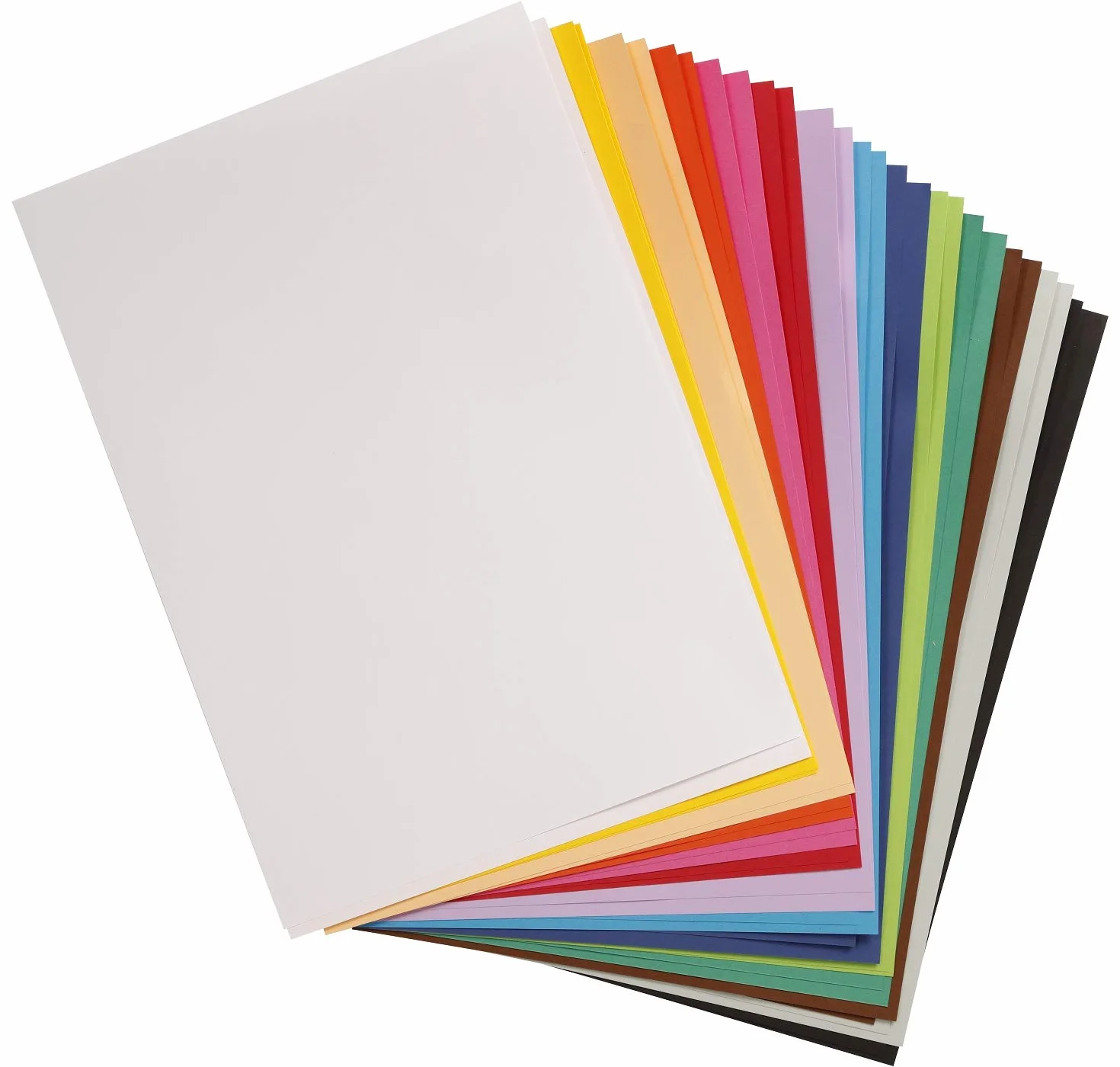 Clairefontaine Maya 975275C Papier Ozdobny, Kość Słoniowa, A4/25 szt.