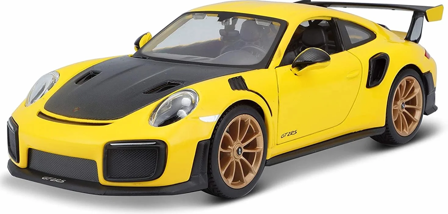 BBURAGO - Porsche 911 GT2 RS - Realistyczny model samochodu w skali 1:24, oficjalna licencja Porsche, zalecany dla osób w wieku od 3 lat.
