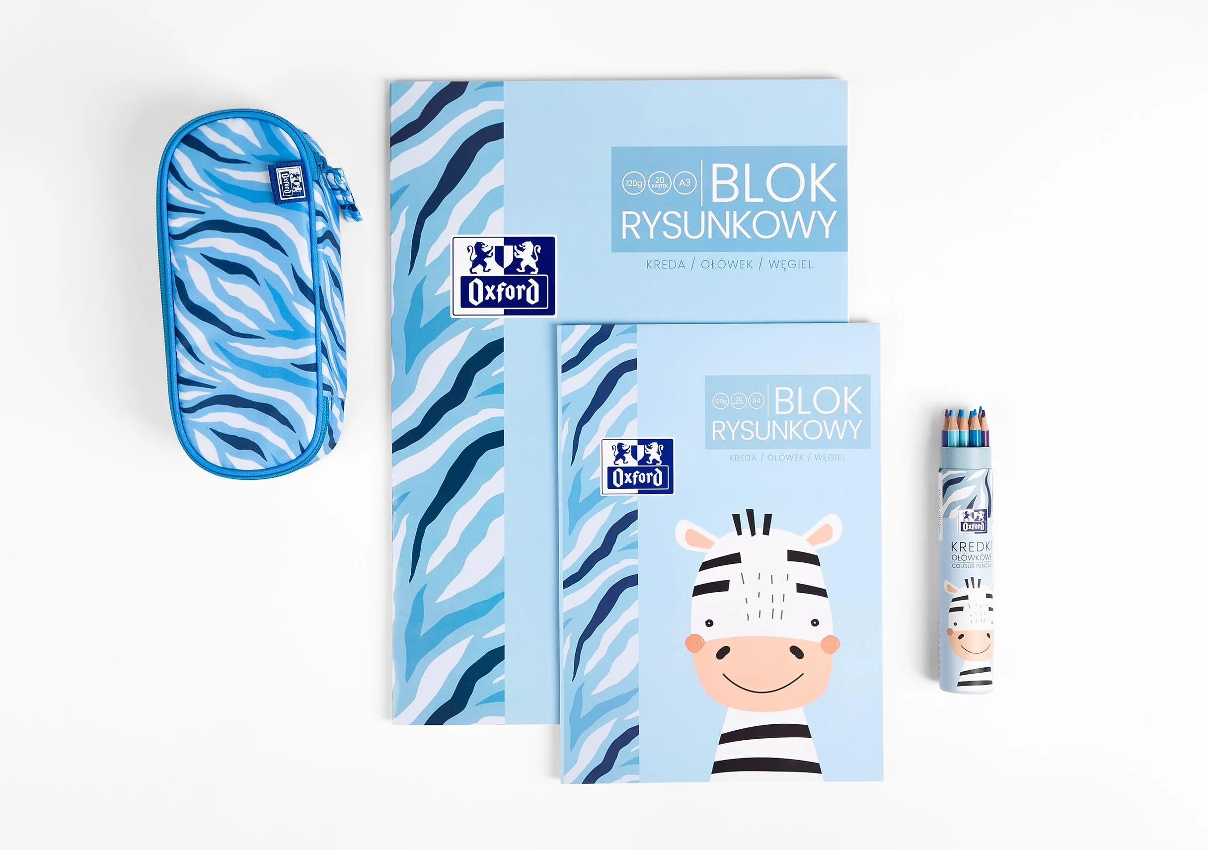 Blok Rysunkowy Oxford Kids A2, 20 kartek