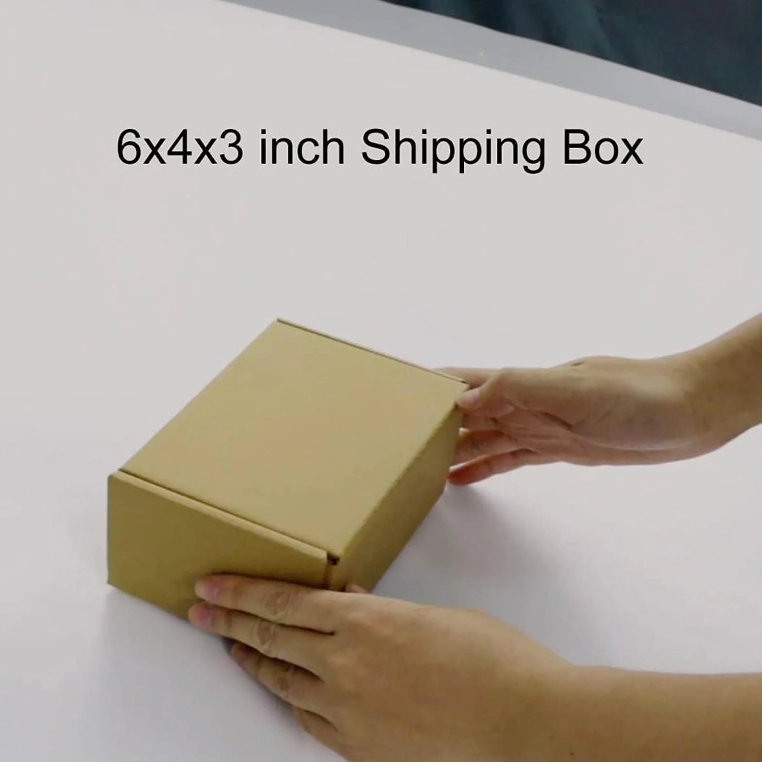 RLAVBL 25 sztuk brązowych opakowań wysyłkowych o wymiarach 15,3 x 10,2 x 7,6 cm do wysyłki przedmiotów, zabawek i prezentów