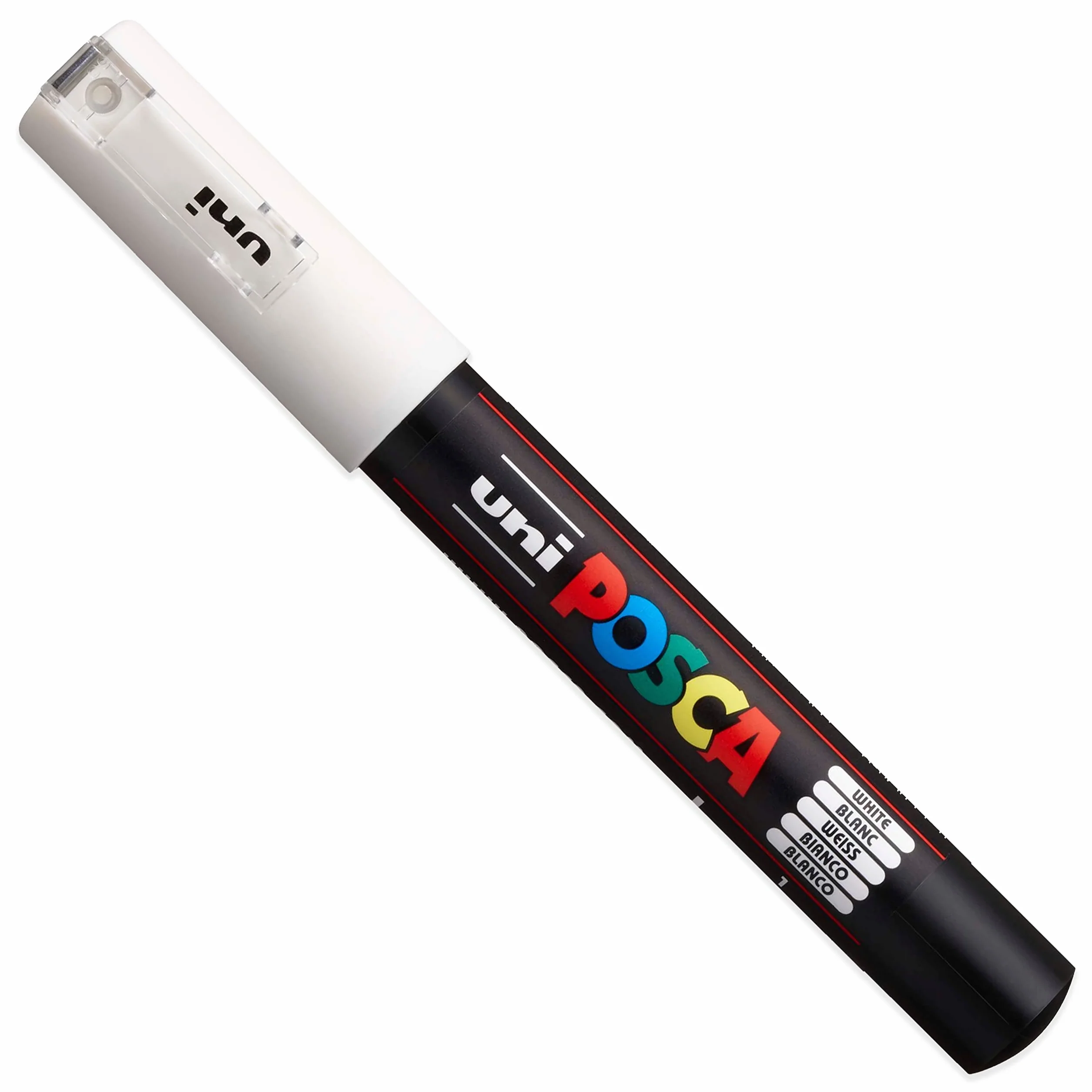 Uni Posca marker artystyczny PC-1M, do tkanin/szkła/metalu, kompletny zestaw 21 kolorów
