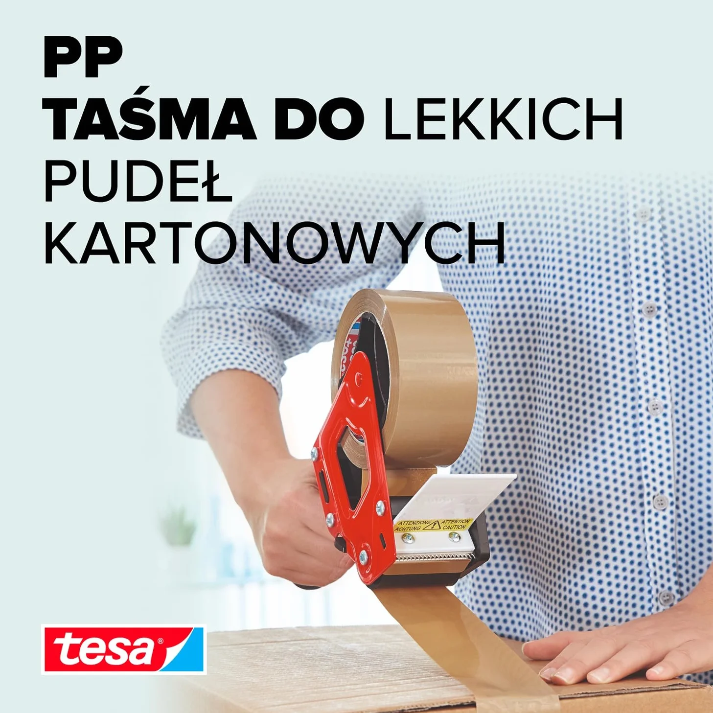 tesapack taśma do pakowania – zestaw samoprzylepnych taśm pakunkowych – 6 rolek – ciche rozwijanie – do zaklejania lekkich paczek – 66 m x 50 mm – brązowy
