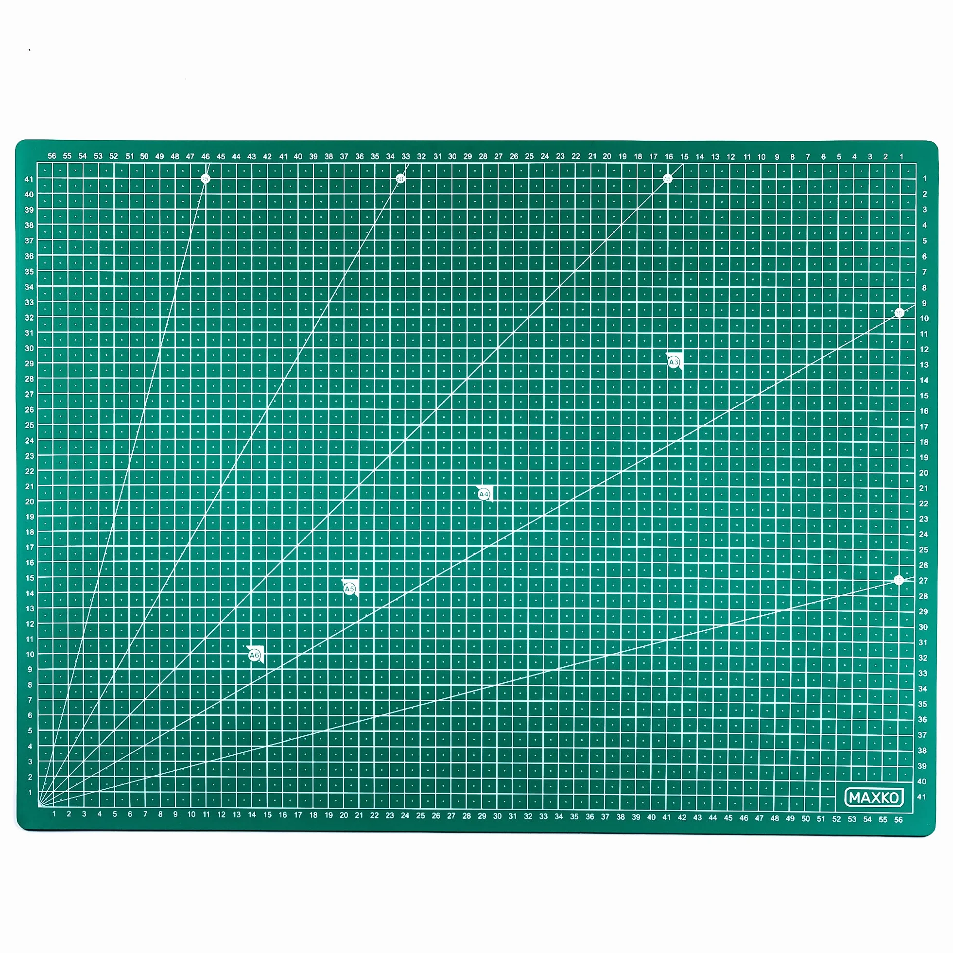 MAXKO Mata do cięcia A2 (60 x 45 cm), zielona