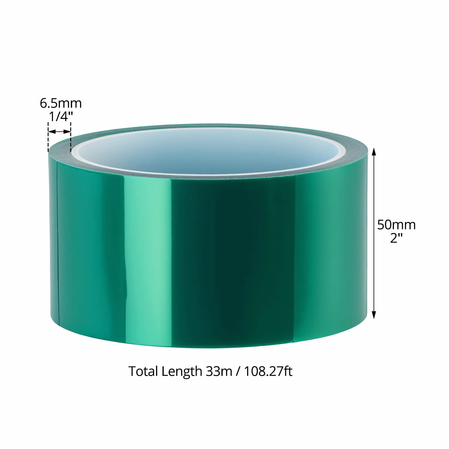 QWORK® Taśma żywiczna, 5,5 cm taśma epoksydowa, taśma antyadhezyjna, do żywicy epoksydowej, stołu rzecznego