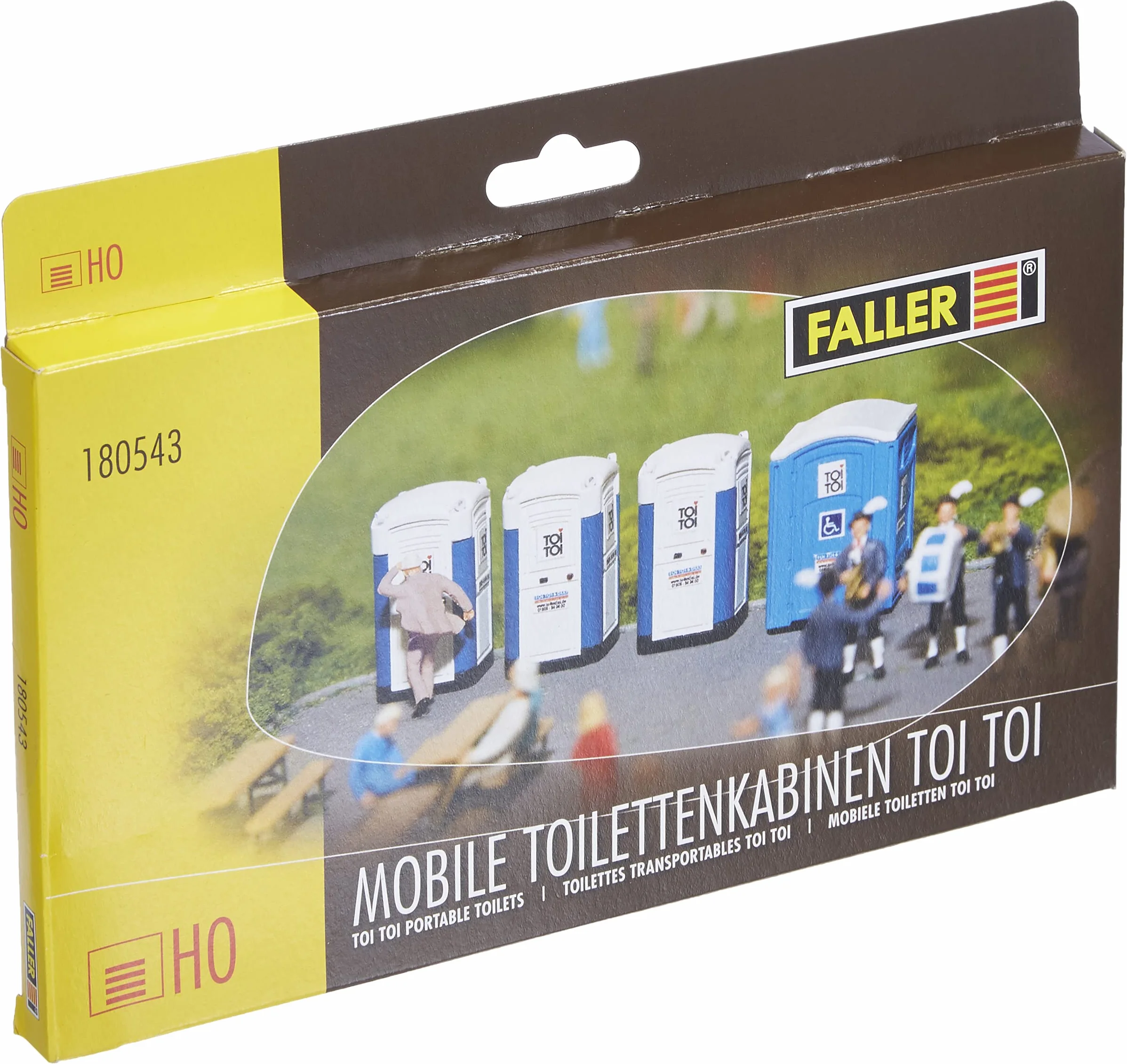 FALLER 180543 - Przenośna kabina toaletowa Toi