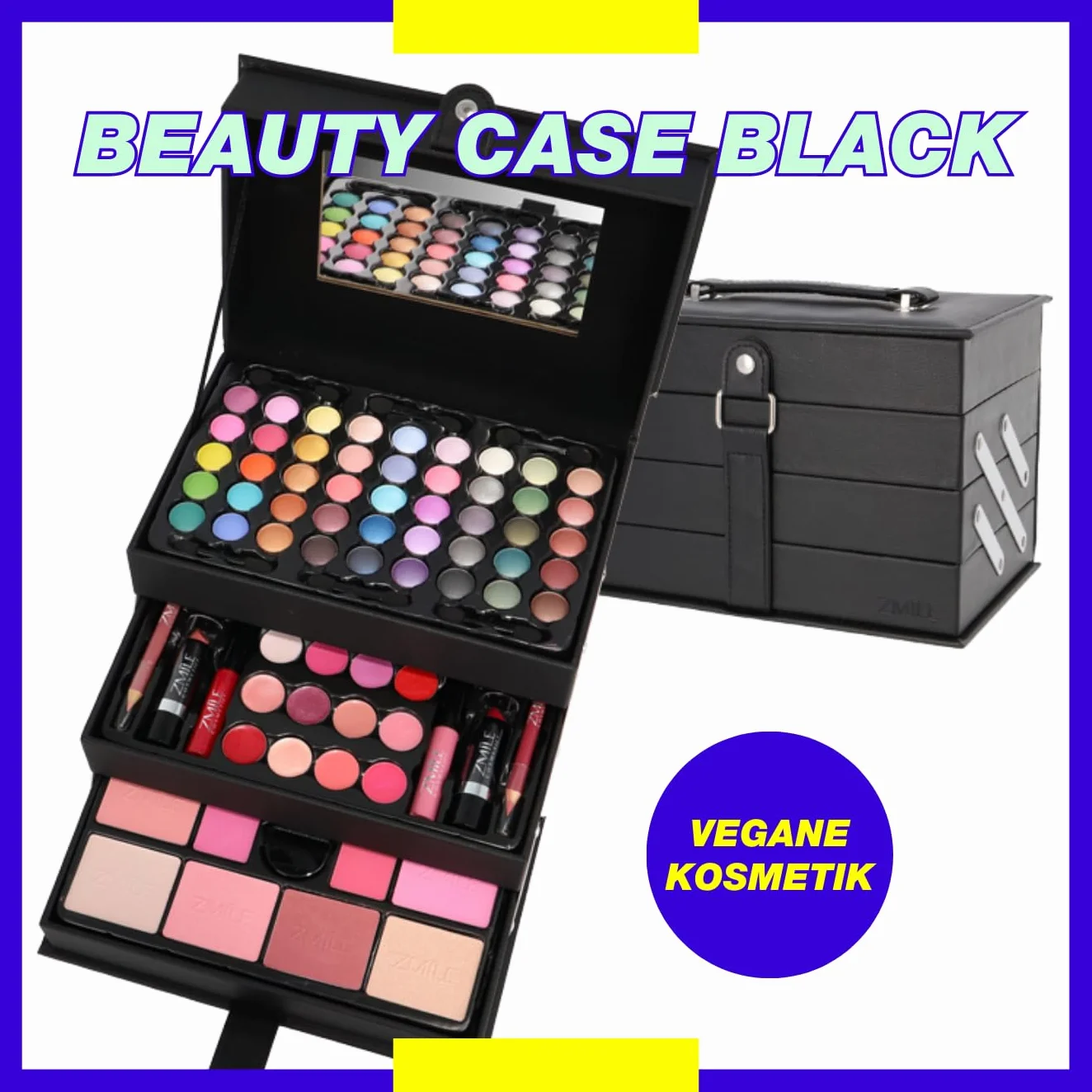 ZMILE Cosmetics Zestaw do Makijażu, Black, Kosmetyki Wegańskie