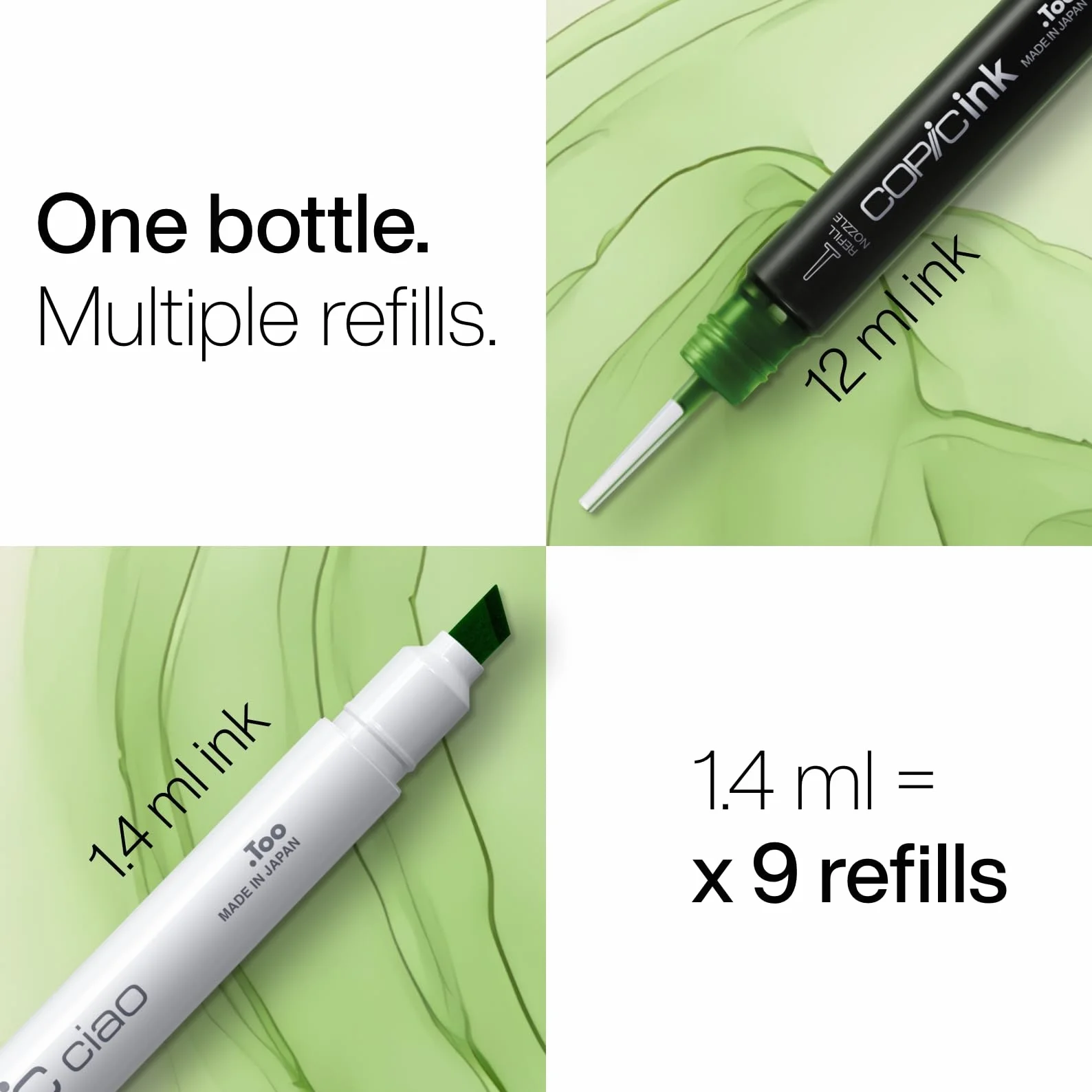 Zestaw cieni Copic Ciao "Light Cool Gray", 3 podwójne markery z jedną końcówką o średniej szerokości i jedną końcówką pędzelkową, w tym Multiliner Cool Gray 0,3 mm