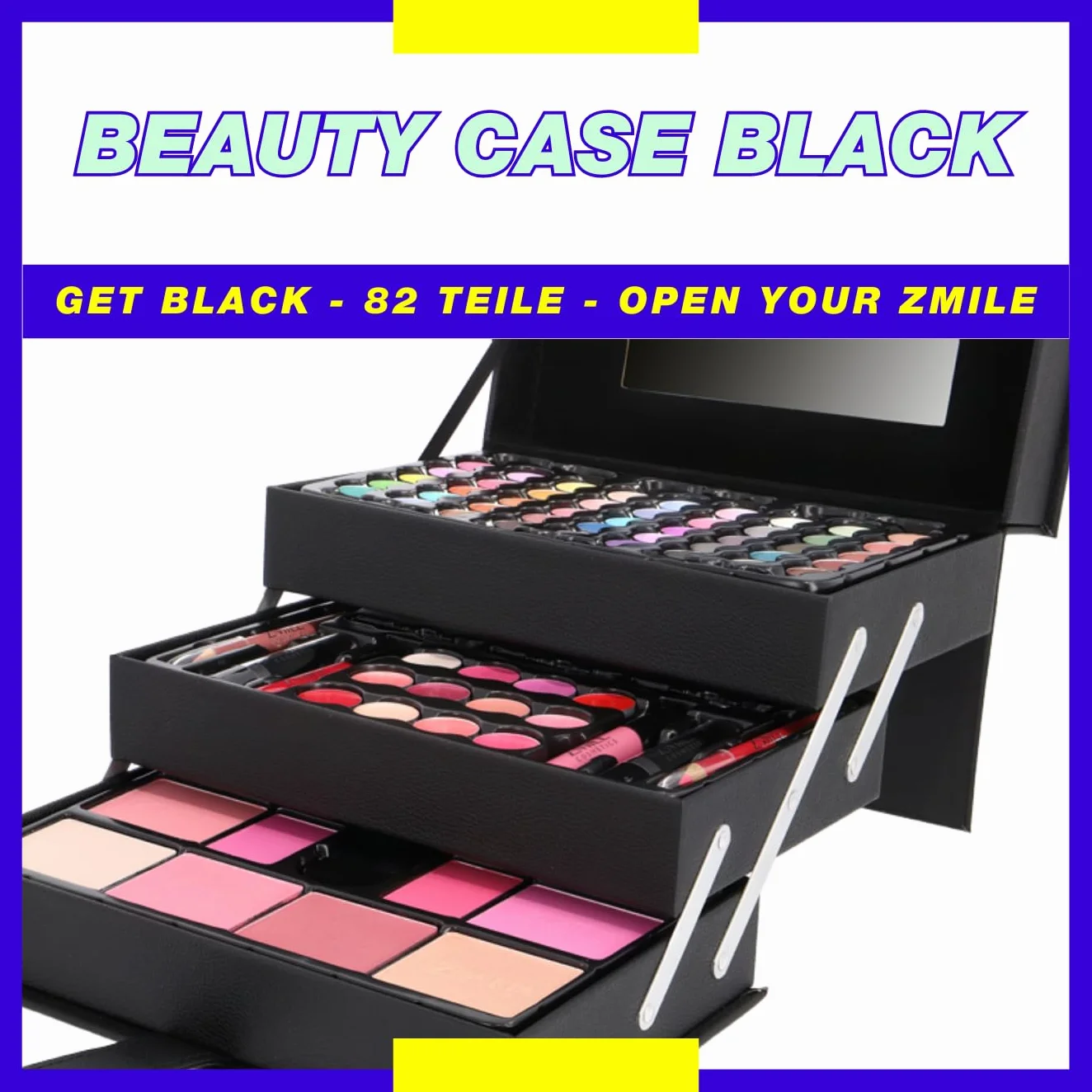 ZMILE Cosmetics Zestaw do Makijażu, Black, Kosmetyki Wegańskie