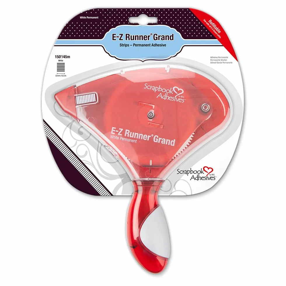 Scrapbook Adhesives By 3L, E-Z Grand Permanent Adhesive Dispenser, 150-Feet