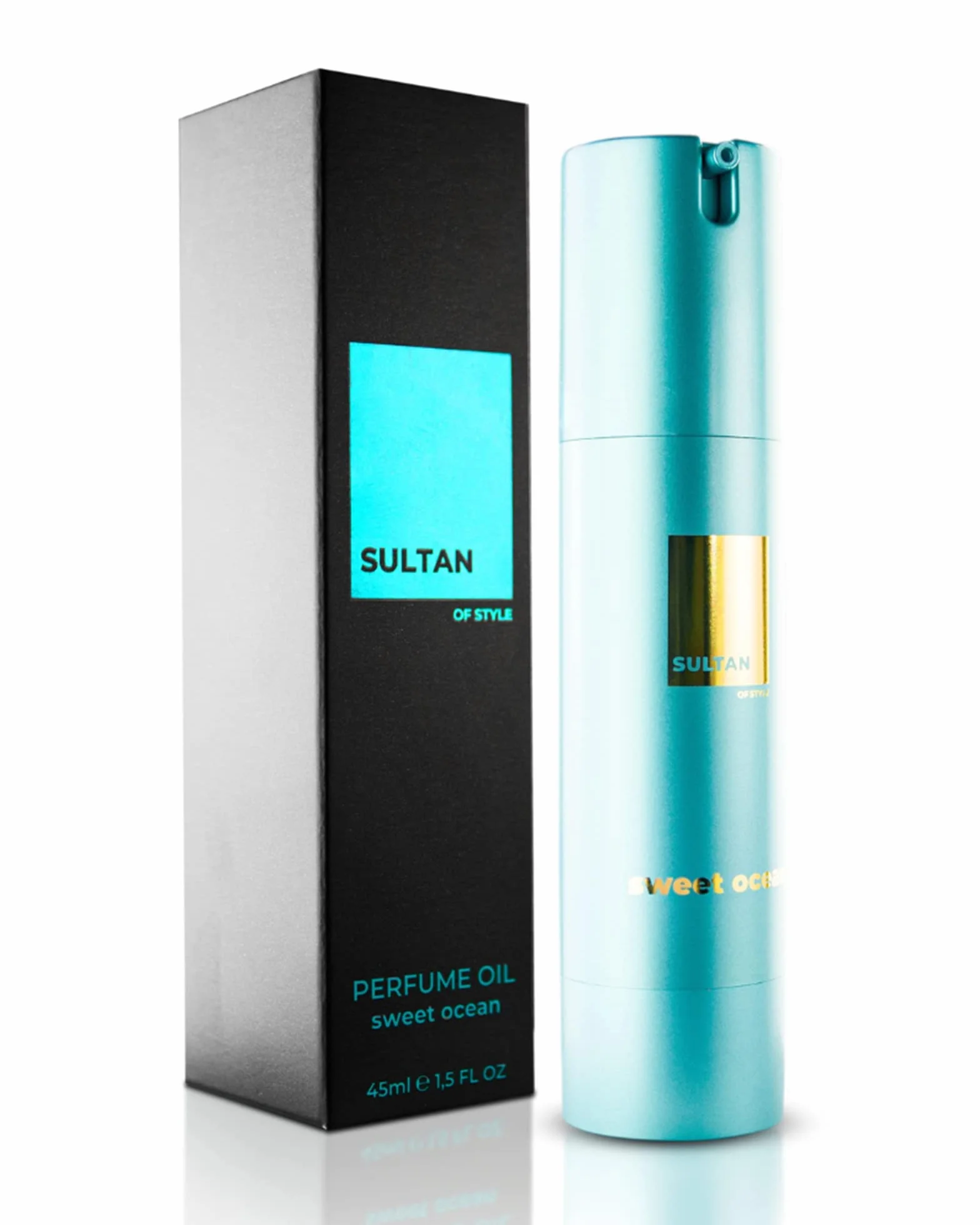 Sultan of Style Sweet Ocean Olejek Perfumowy dla Mężczyzn | Świeży i Słodki Zapach | 100% Bez Alkoholu | Pielęgnujące Olejki Eteeryczne | Prezenty dla Mężczyzn