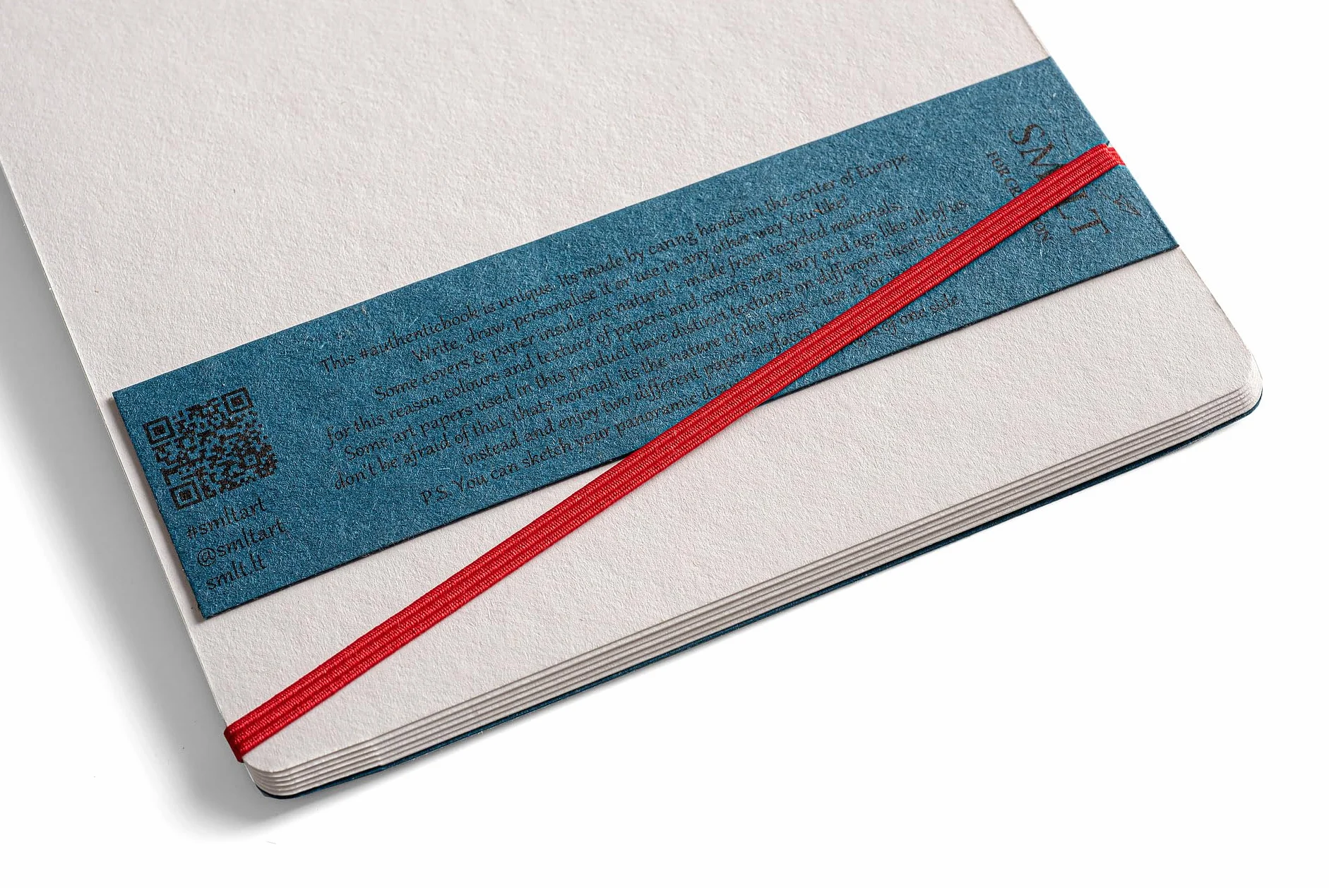 SMLT 5AB-12ST Authentic Line 245 x 176 mm zszyty blok akwarelowy Authenticbook, 280 g/m² biały papier akwarelowy, 12 arkuszy