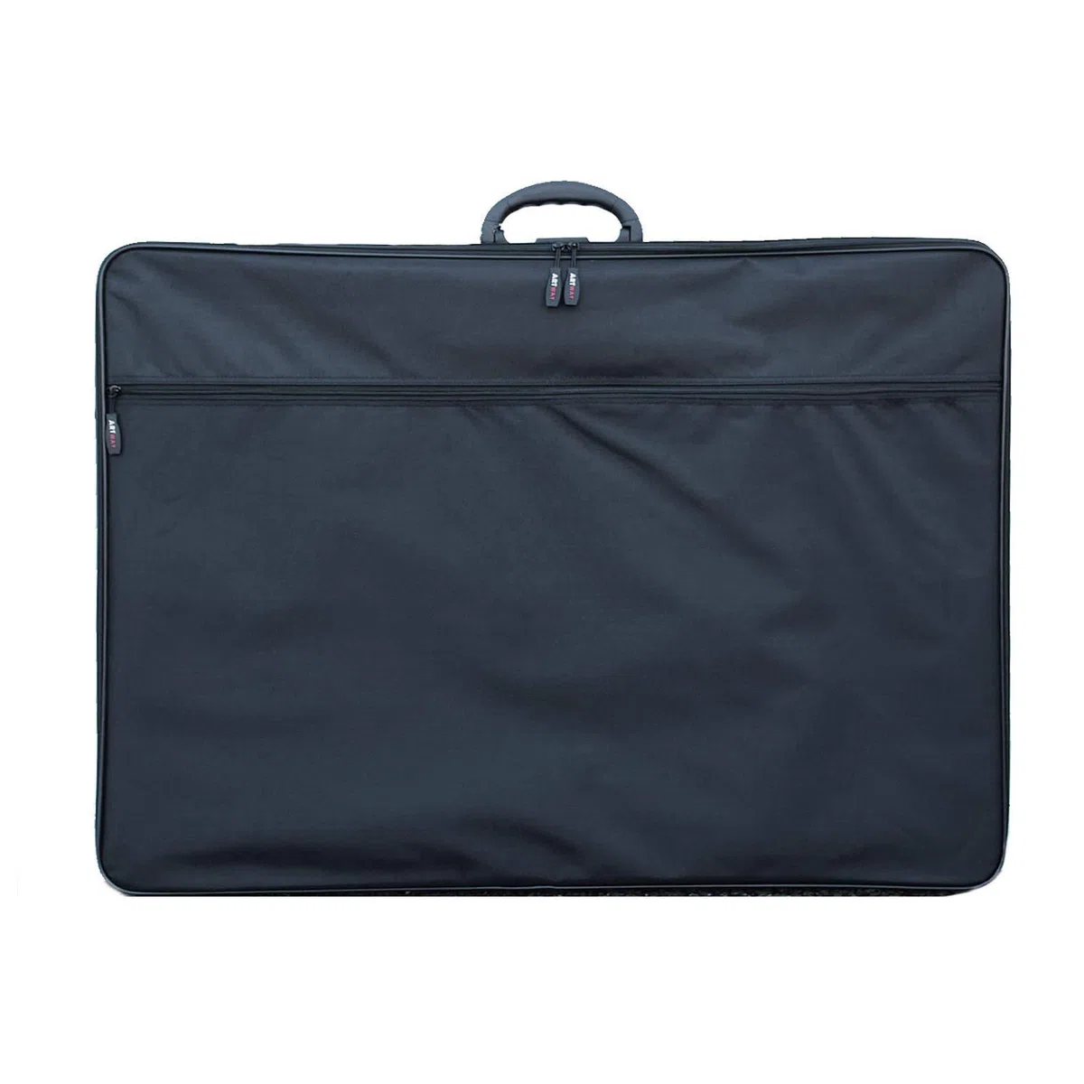 Artway - Portfolio Carry Case - Ramiona i paski wewnętrzne - duża teczka artystyczna z kieszeniami wewnętrznymi i zewnętrznymi, Czarny, A1, Nowoczesny