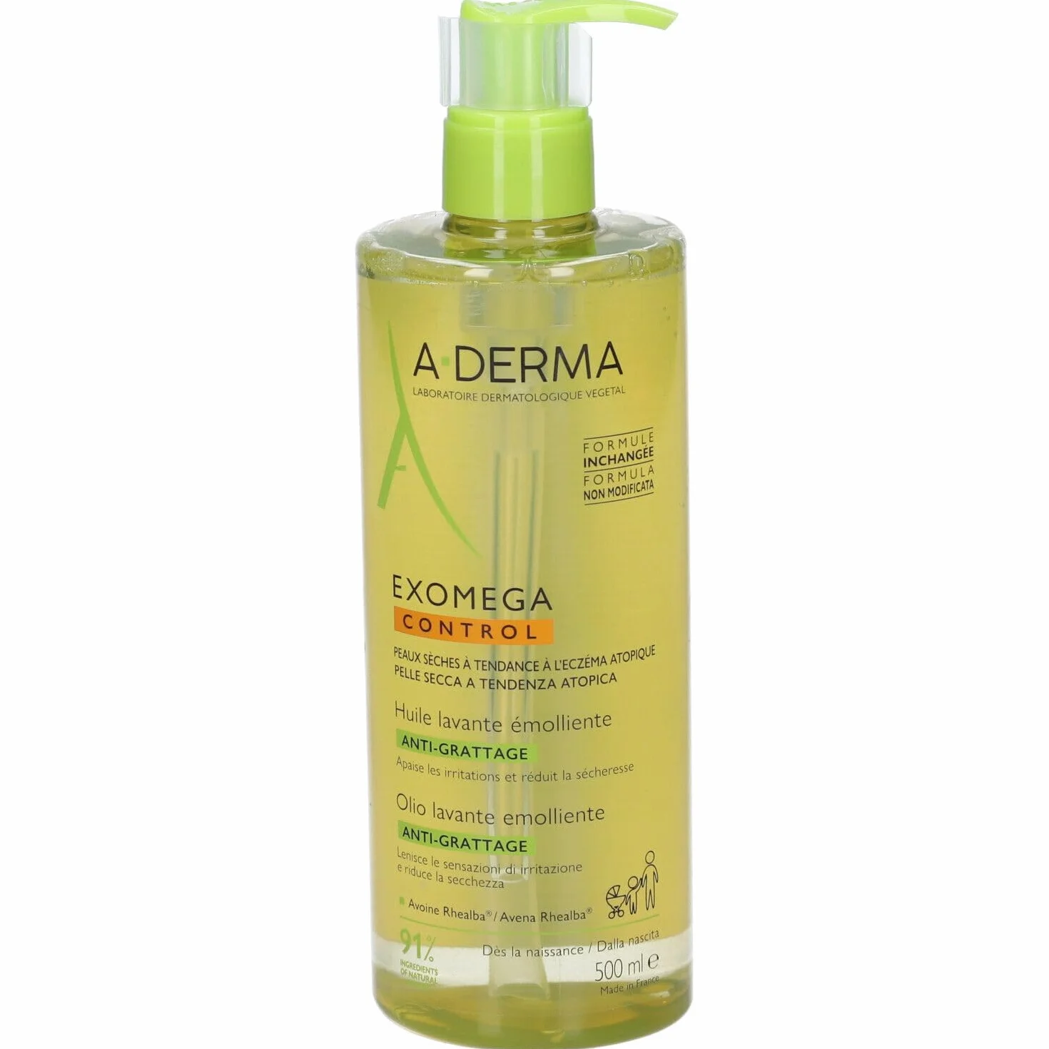 A-DERMA Exomega Control Shower Oil (500 ml)