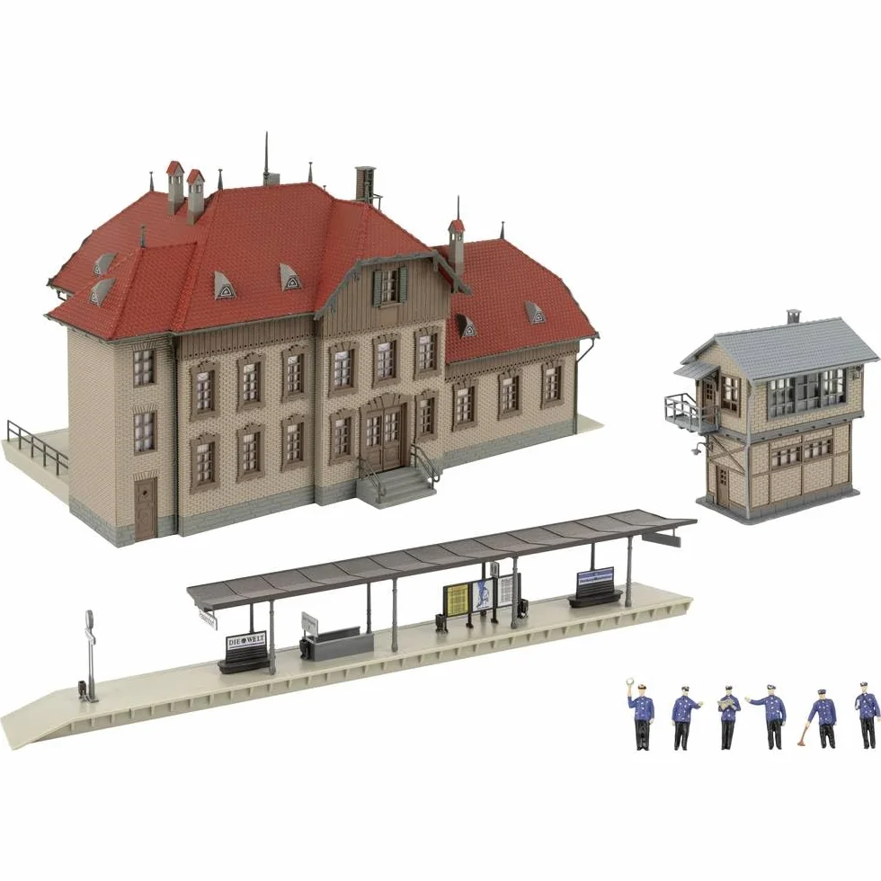 FALLER 190035 H0 zestaw promocyjny dworzec kolejowy Passendorf szerokość toru H0