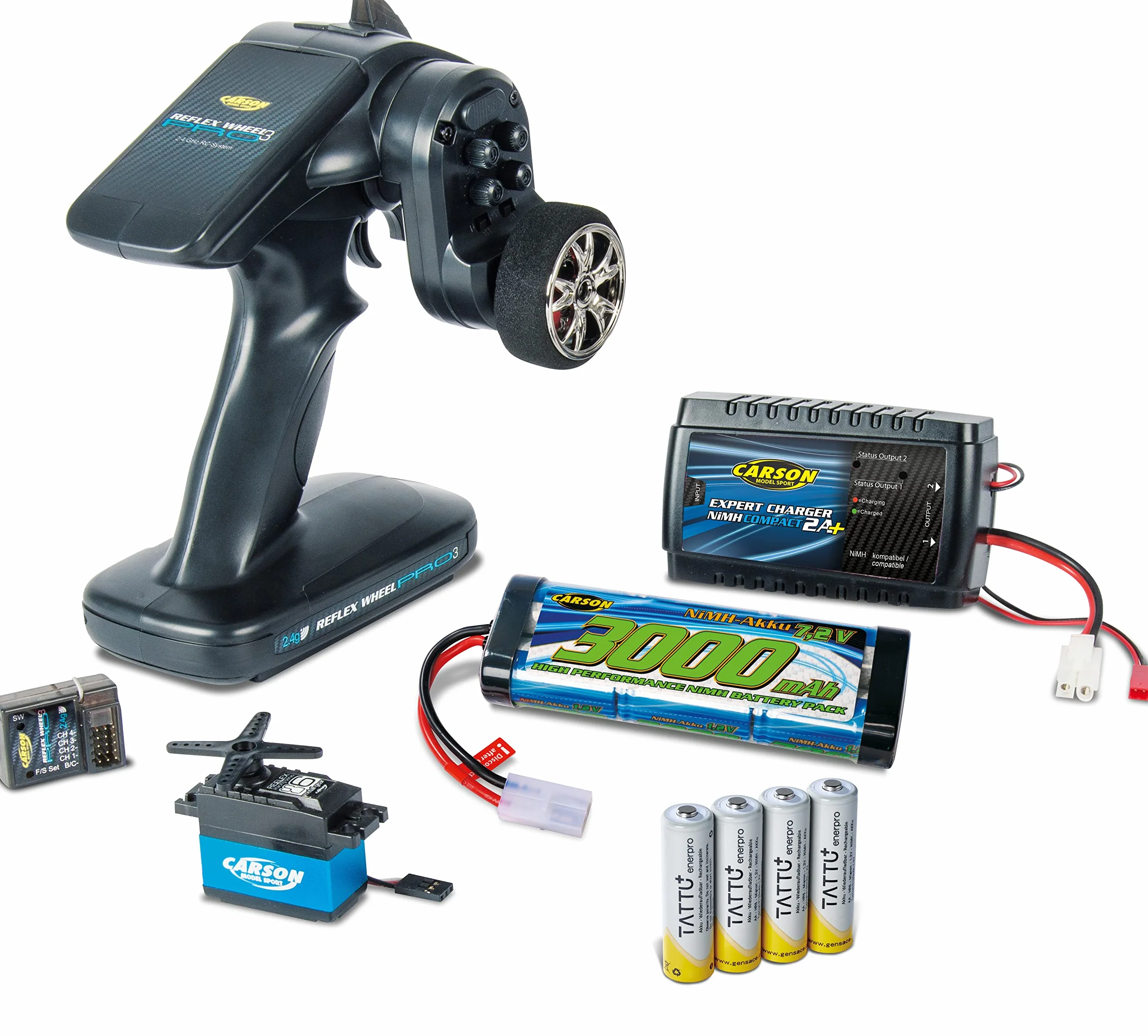 Carson Rc-Reflex Pro 3 Zestaw Elektryczny, Czarny, Od 14 Lat