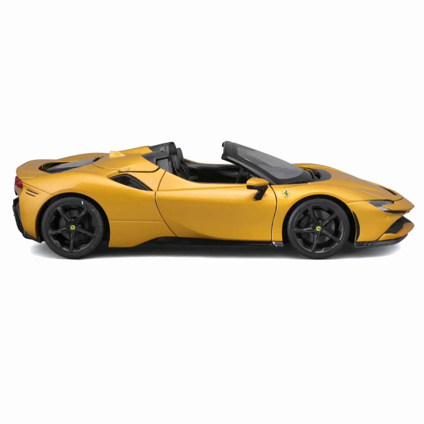 Burago- May Cheong GROUP-BBURAGO-1/18 Ferrari-SF 90 Spider-Gold-Pojazd dziecięcy od 3 lat-16016, 16016
