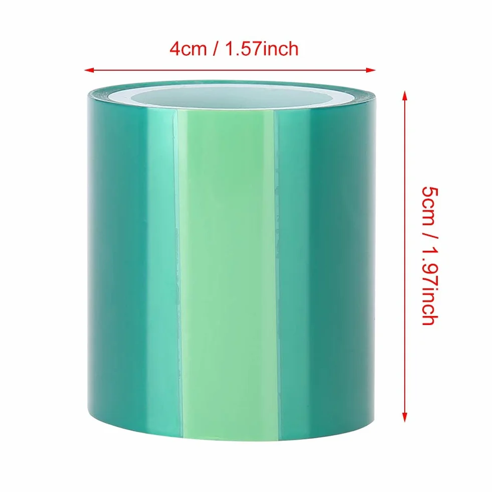 Focket Taśma papierowa, zielona, 1 rolka, taśma do produkcji biżuterii do metalowej ramy, DIY, rzemiosło z żywicy epoksydowej, klej UV, 4 cm x 5 m, 26 g