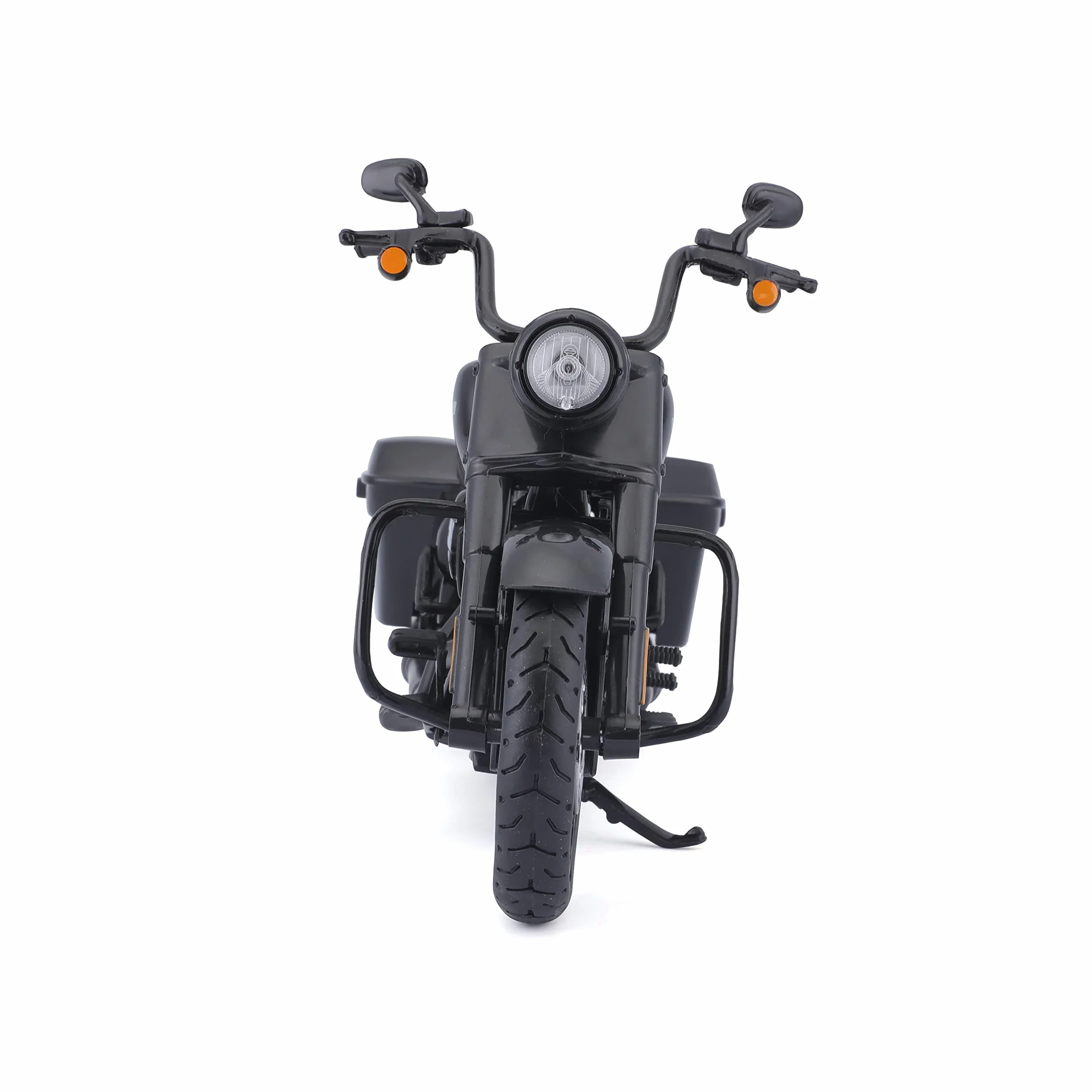 Maisto Harley-Davidson Road King Special: oryginalny model motocykla 1:12, widelec skrętny, ruchoma podpórka boczna, 20 cm, czarny (532336)