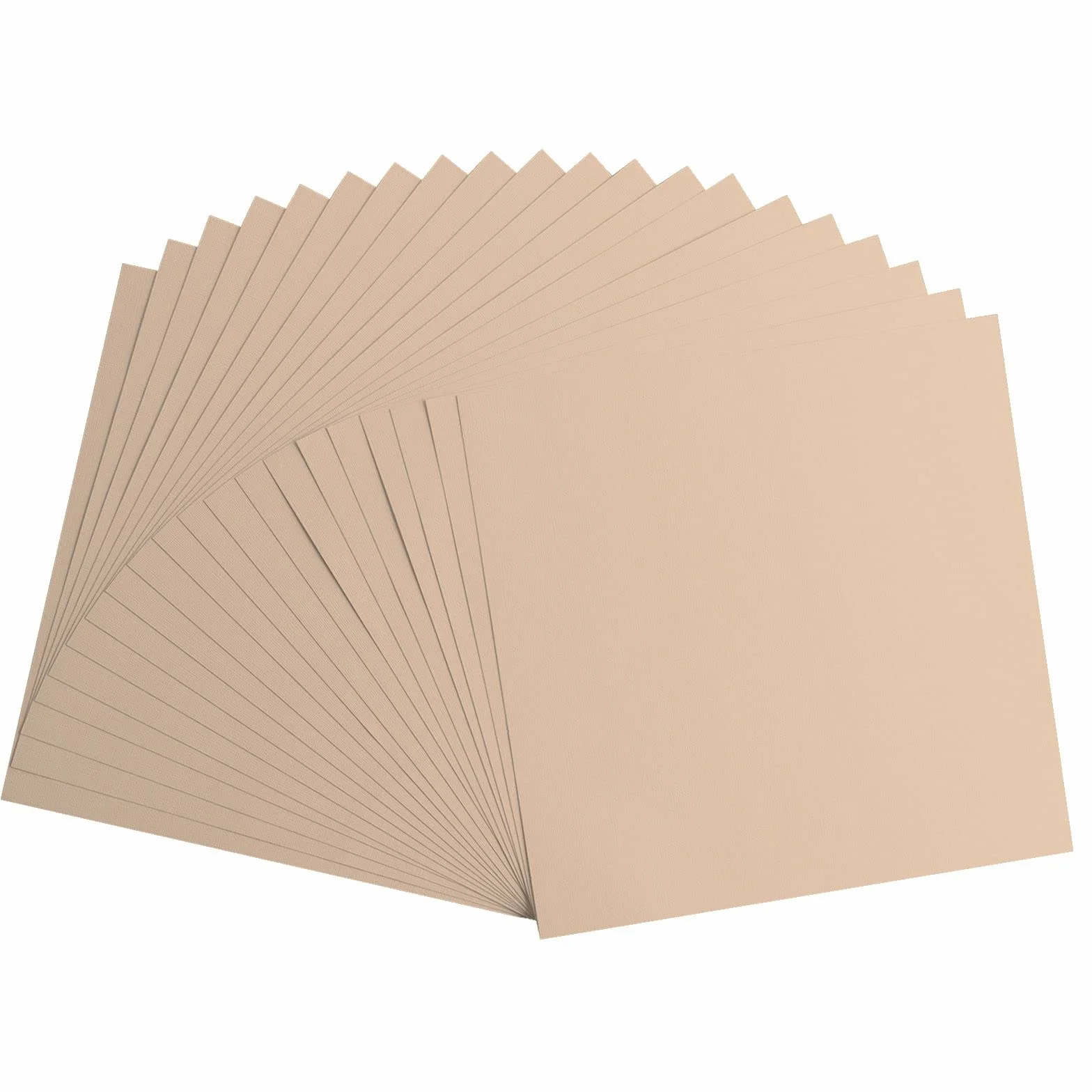 Vaessen Creative Florence Cardstock papier, beżowy, 216 g/m², kwadratowy, 30,5 x 30,5 cm, 20 sztuk, tekstura, do scrapbookingu, produkcji kartek, wytłaczania i innych prac ręcznych