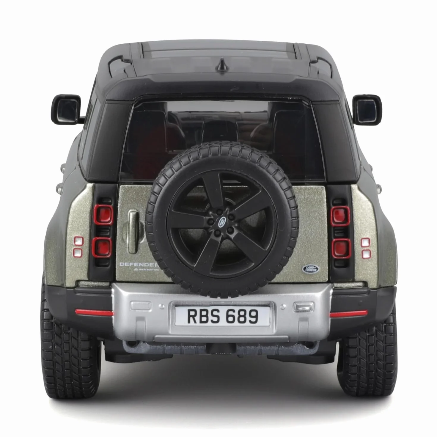 Bburago - Land Rover Defender 110 (2022) w skali 1:24, odlewana replika z otwieranymi drzwiami, losowy asortyment, oficjalna licencja Land Rovera