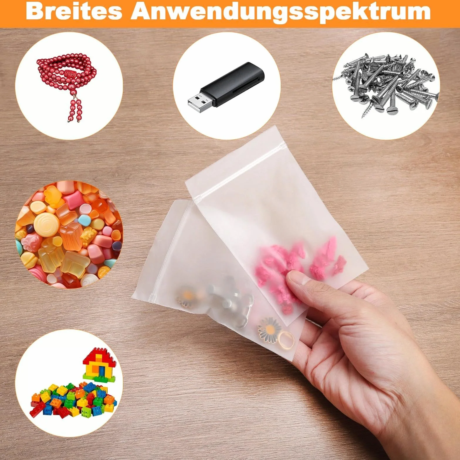 150 sztuk torebek z zamkiem błyskawicznym, małe torebki Baggies, woreczki z możliwością ponownego zamknięcia, torebki pergaminowe, plastikowe torebki na drobiazgi, biżuteria, torebki strunowe