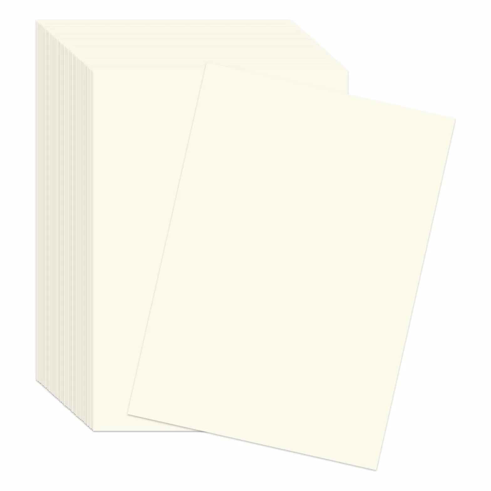 50 arkuszy kolorowego papieru w kolorze kości słoniowej, papier DIN A4, naturalny biały, 250 g/m², kolorowy karton, papier kremowy, karton fotograficzny, karton do majsterkowania, do albumu