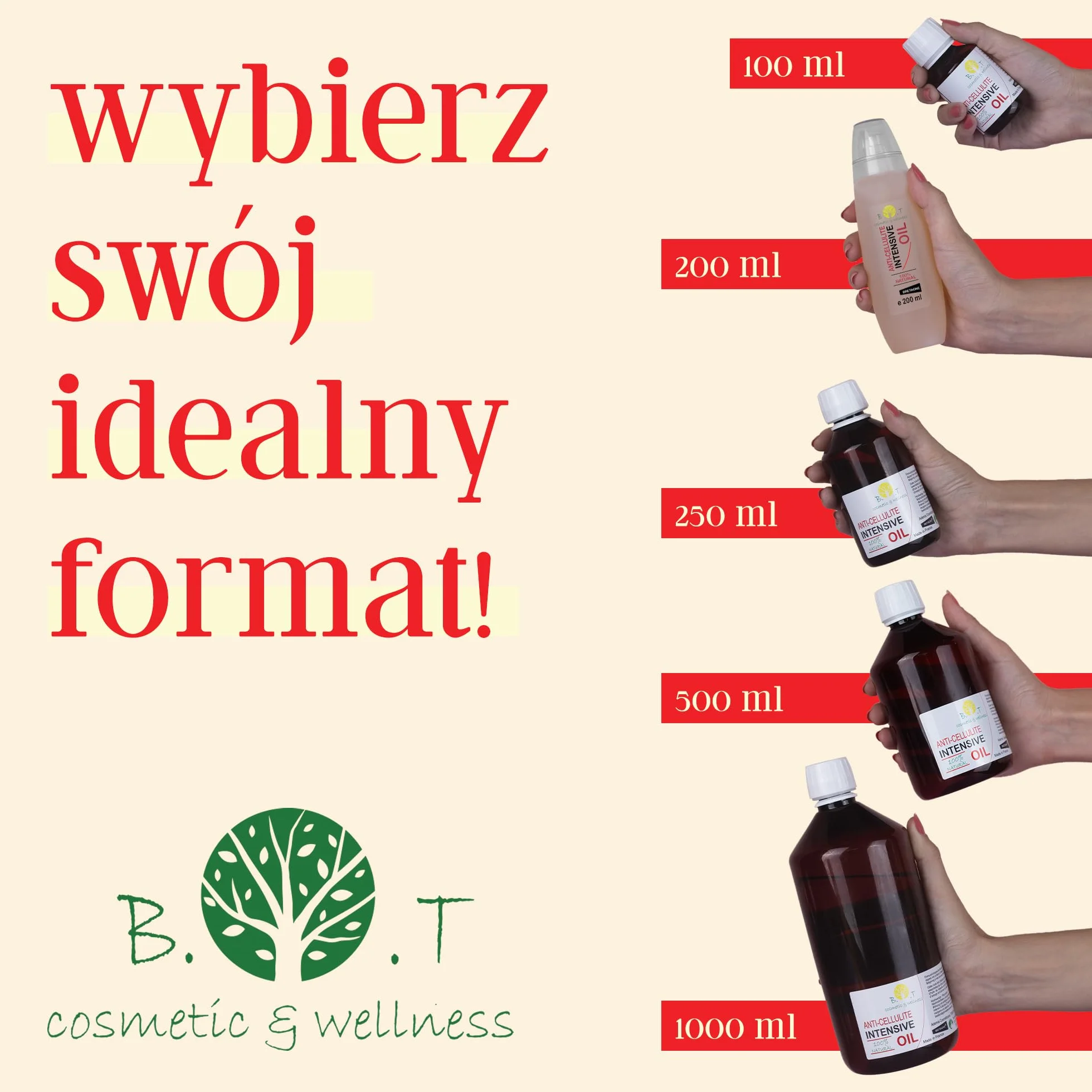 Silny olejek antycellulitowy z olejkami eterycznymi 500 ml Profesjonalne wyszczuplanie Wnika 6 razy lepiej niż krem ​​antycellulitowy, zapewniając 6 razy więcej rezultatów w zapobieganiu rozstępom.