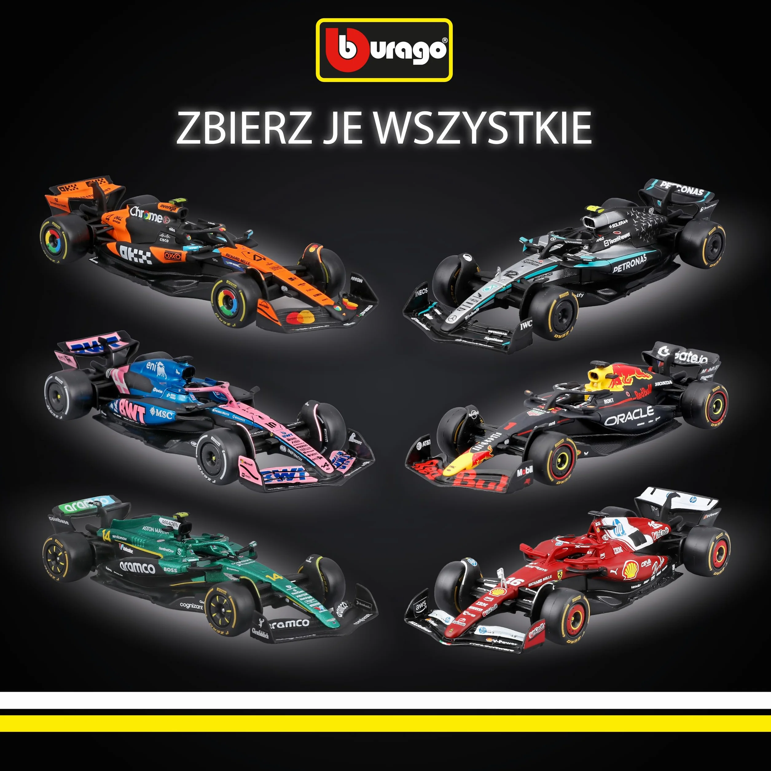Bburago - Ferrari SF-25 F1 2025#16 Leclerc, samochód diecast w skali 1:43, szczegółowa replika bolidu Ferrari Formuły 1, oficjalna licencja Ferrari, zalecany wiek 3+ lata
